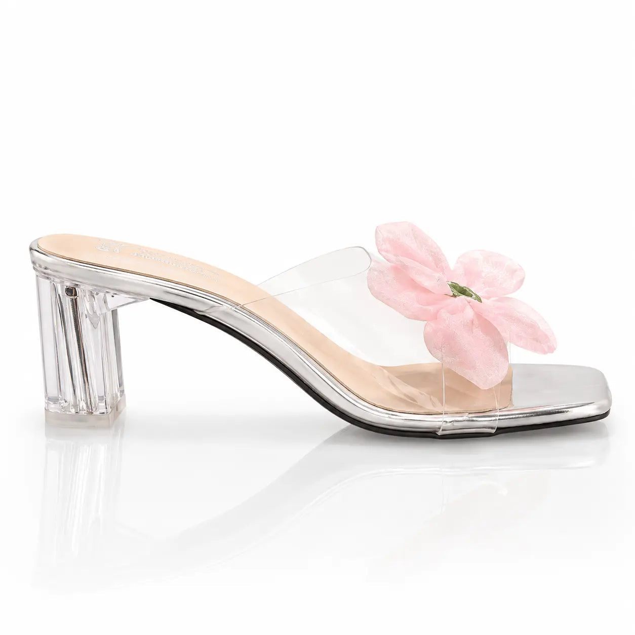 Temperament, Coarse Heel, Cool Slippers, Women's Summer Fashion, Square Toe, Exposed Toe, Exquisite High Heels Jovera Joyce