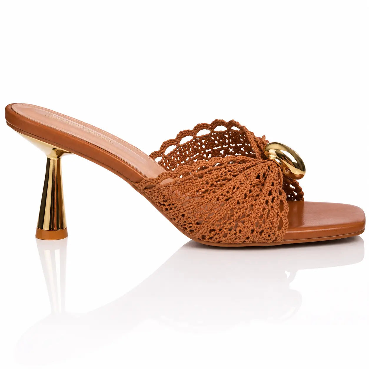 2026 New French Retro Elegant High Heels For Women, Ruched Metal Buckle One-Strap High Heel Sandals, Fairy Style Dressy Sandals Jovera Joyce