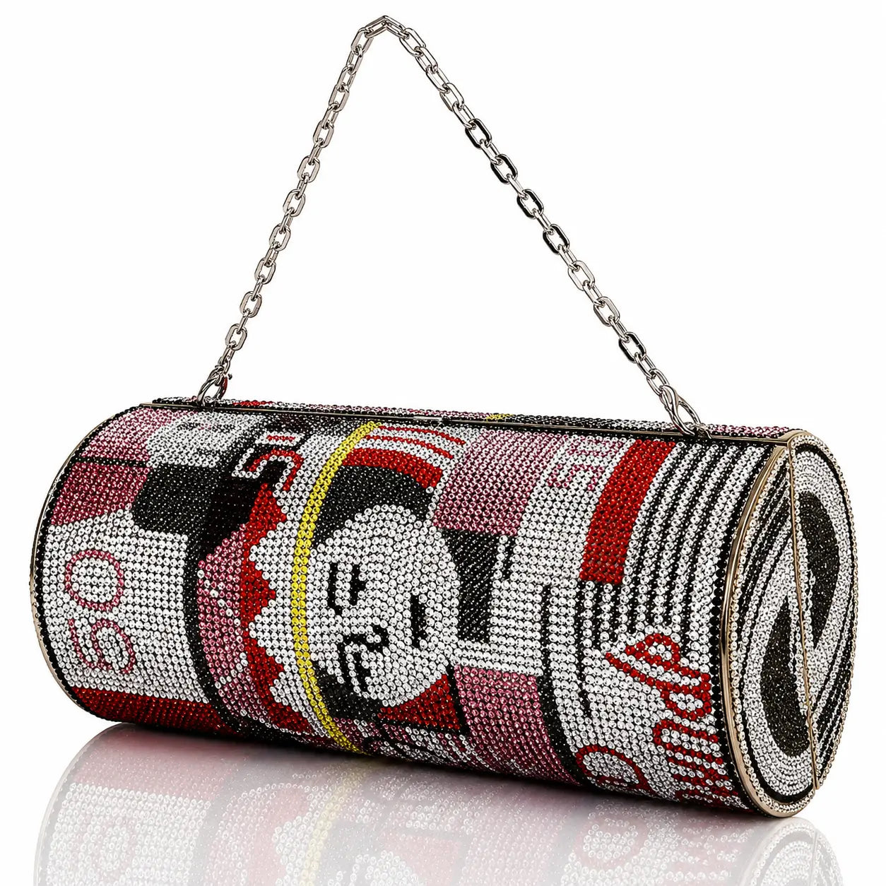 Cashmere Crystal Roll Clutch Jovera Joyce