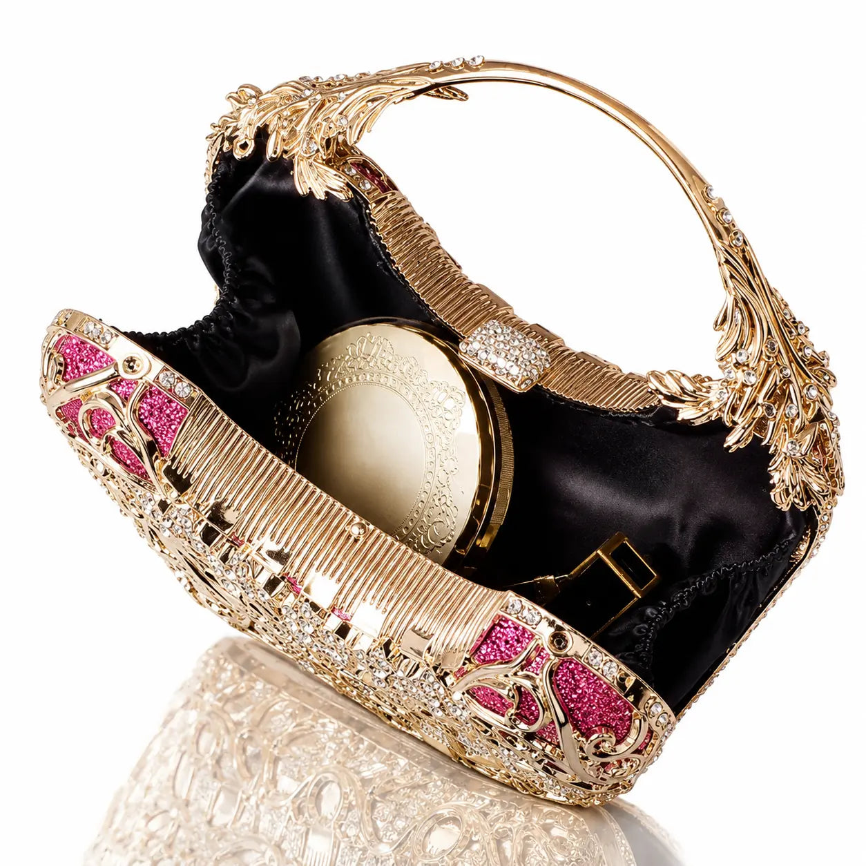Hollow Out Party Clutch Shiny Banquet Bag Jovera Joyce