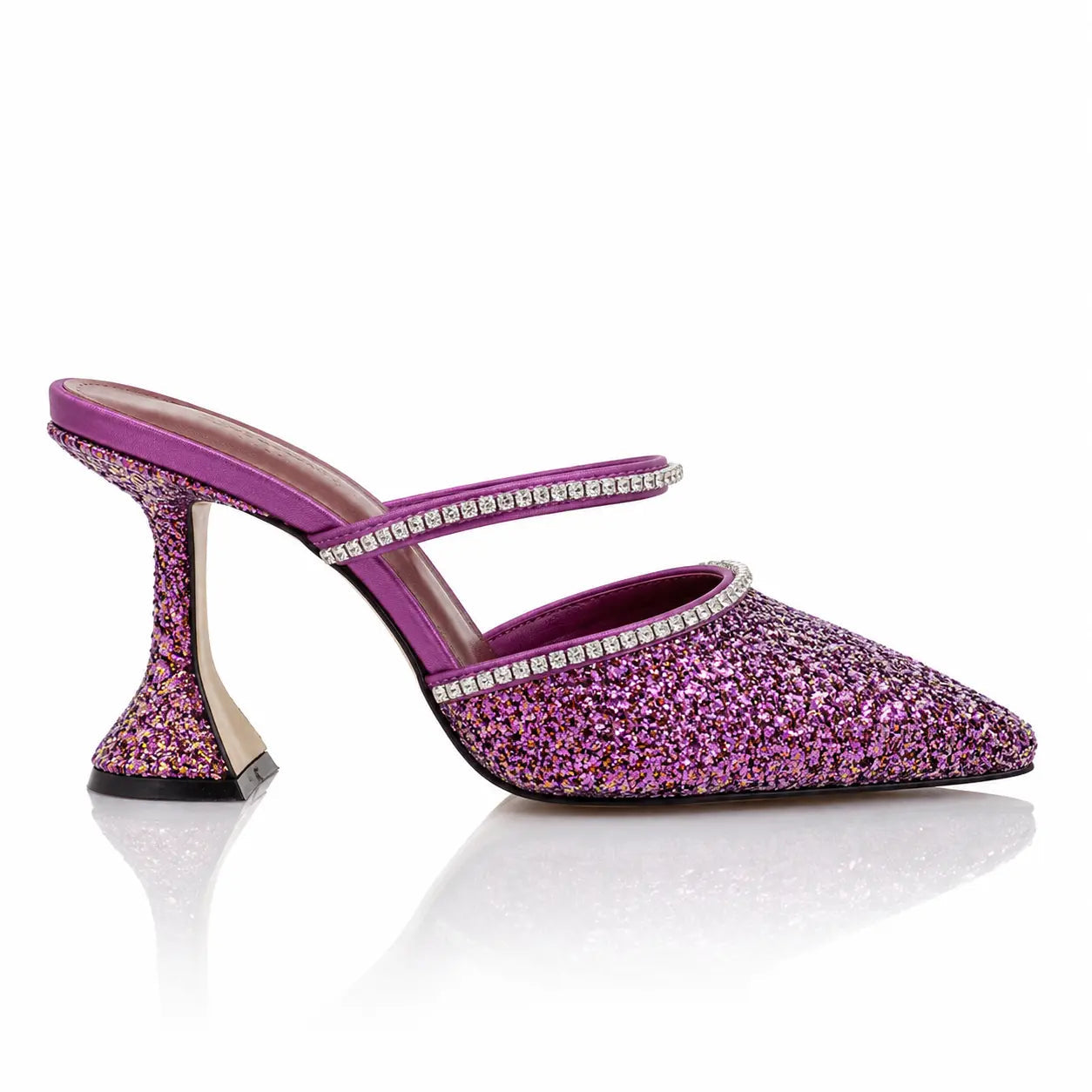 Glitter rhinestone slippers Jovera Joyce
