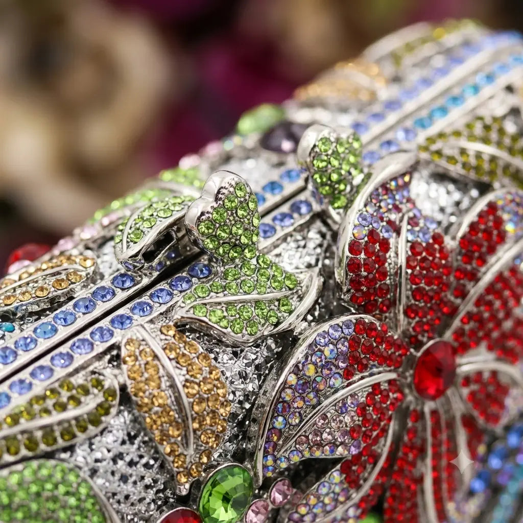 Bloom Jewel Garden Clutch Jovera Joyce