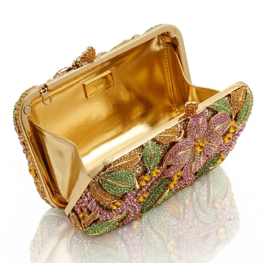 Bloom Jewel Garden Clutch Jovera Joyce