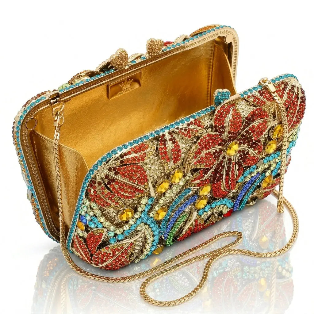 Bloom Jewel Garden Clutch Jovera Joyce