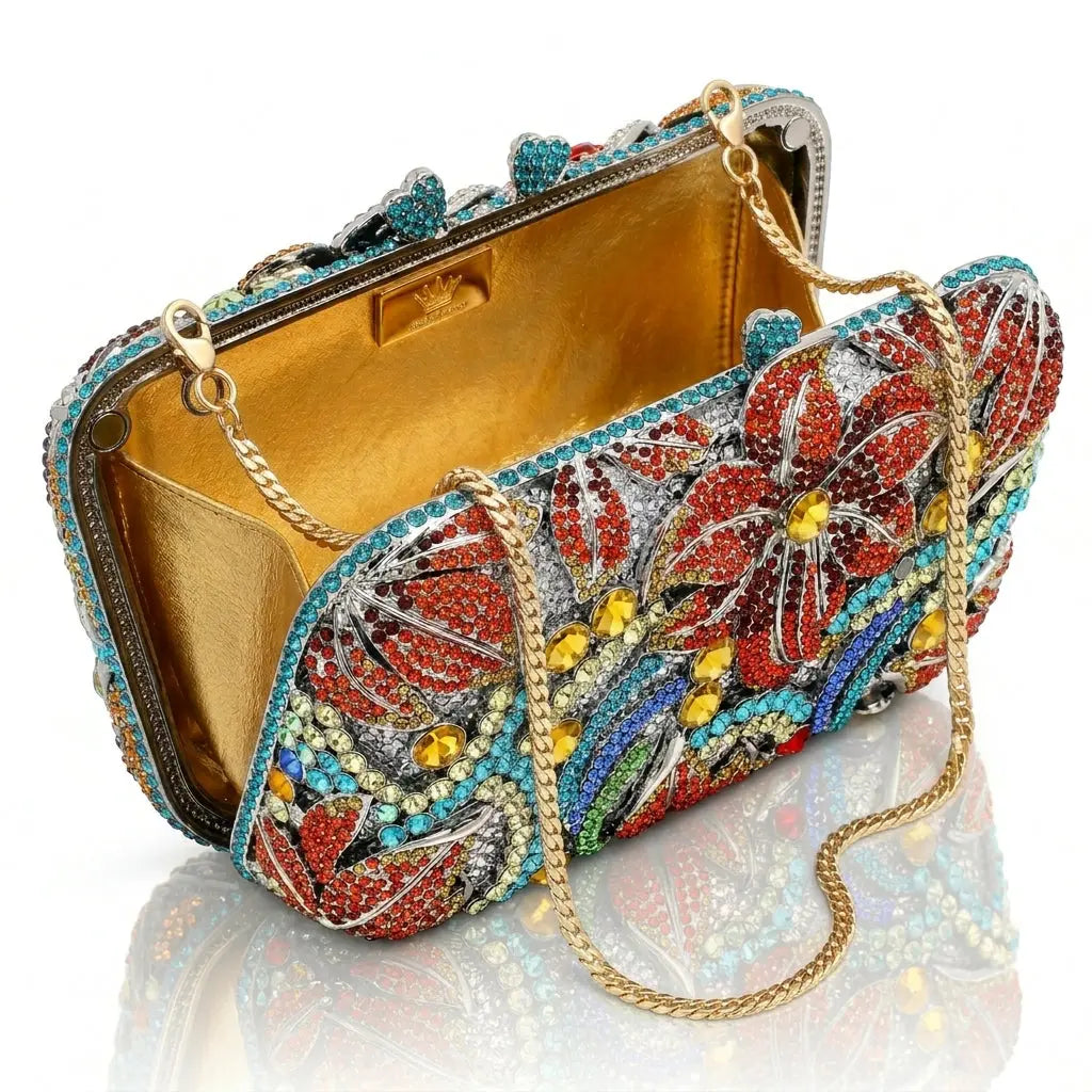 Bloom Jewel Garden Clutch Jovera Joyce