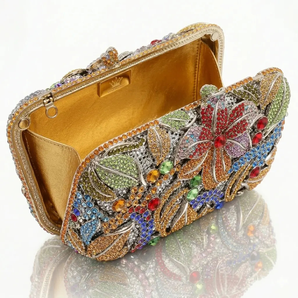 Bloom Jewel Garden Clutch Jovera Joyce