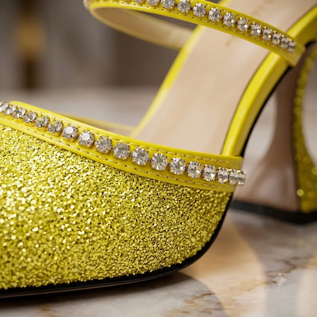 Soleil Crystal Mule Jovera Joyce