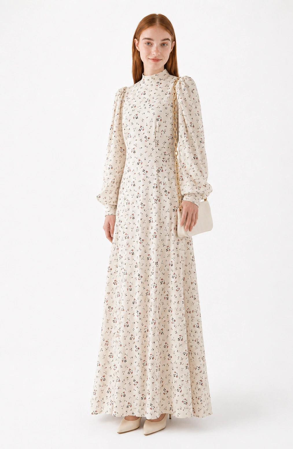 Jovera Joyce Celestine Grand-Swing Floral Maxi Dress