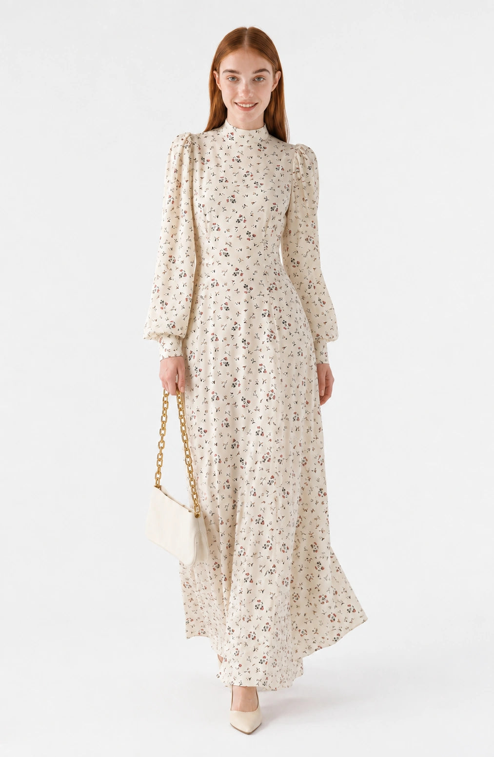 Jovera Joyce Celestine Grand-Swing Floral Maxi Dress
