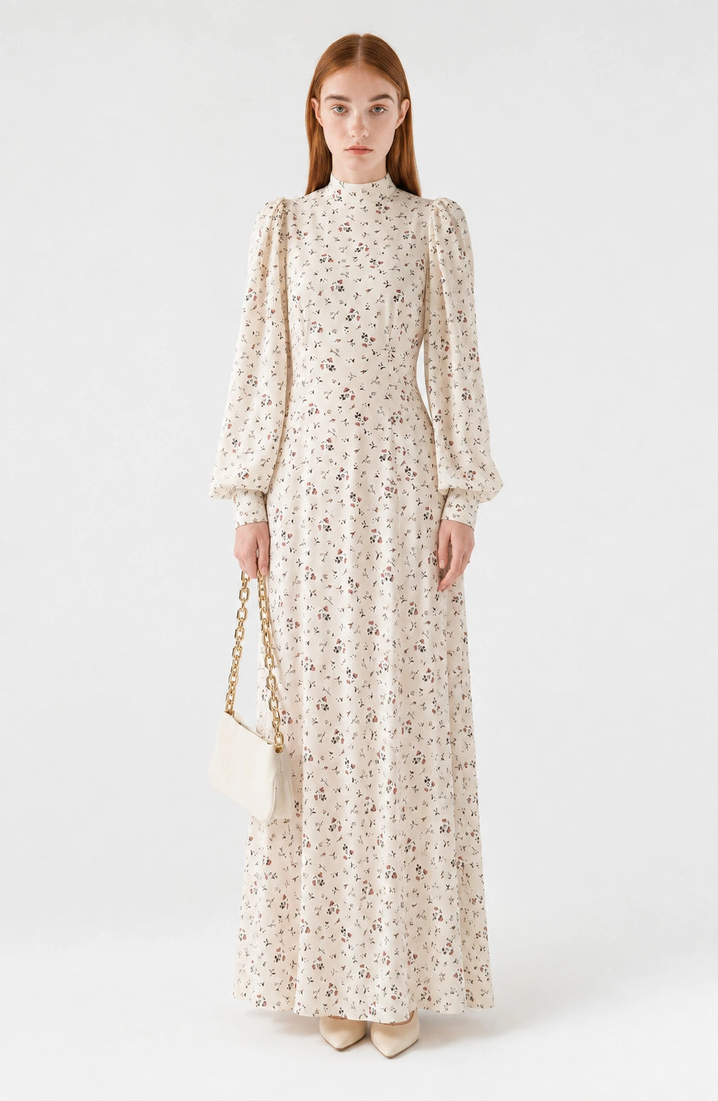 Jovera Joyce Celestine Grand-Swing Floral Maxi Dress
