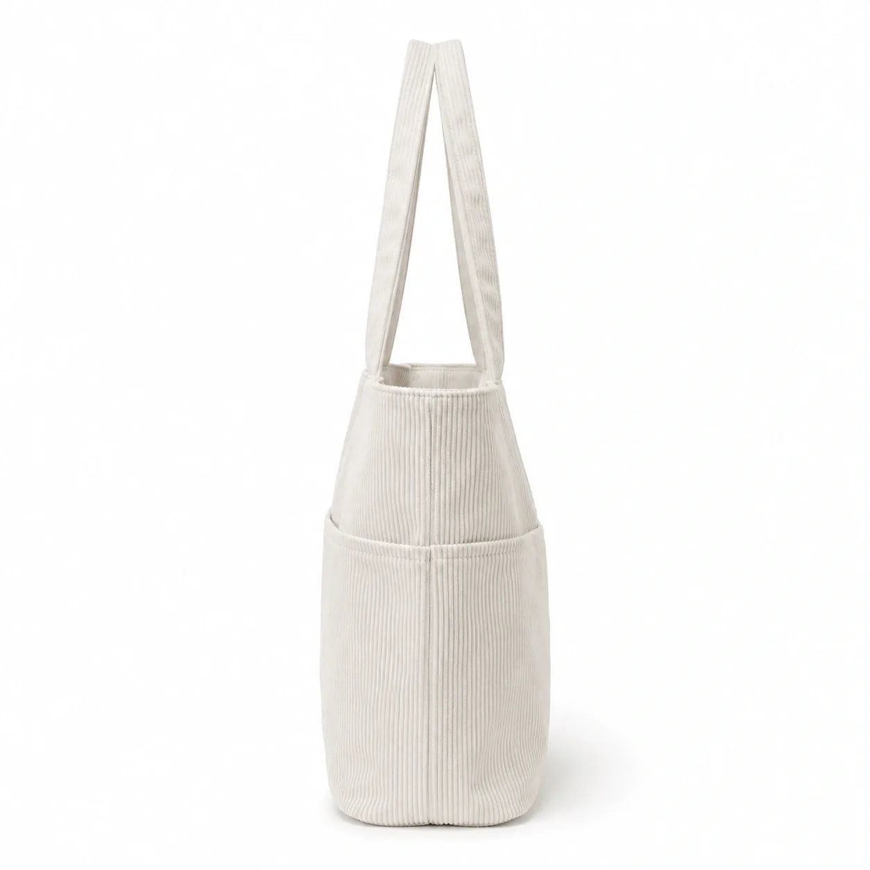 Jovera Joyce Élan Velours Sculpted Ribbed Carryall Tote