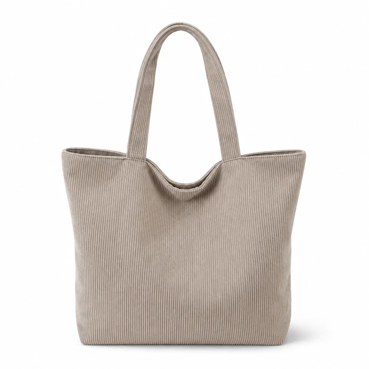 Jovera Joyce Élan Velours Sculpted Ribbed Carryall Tote