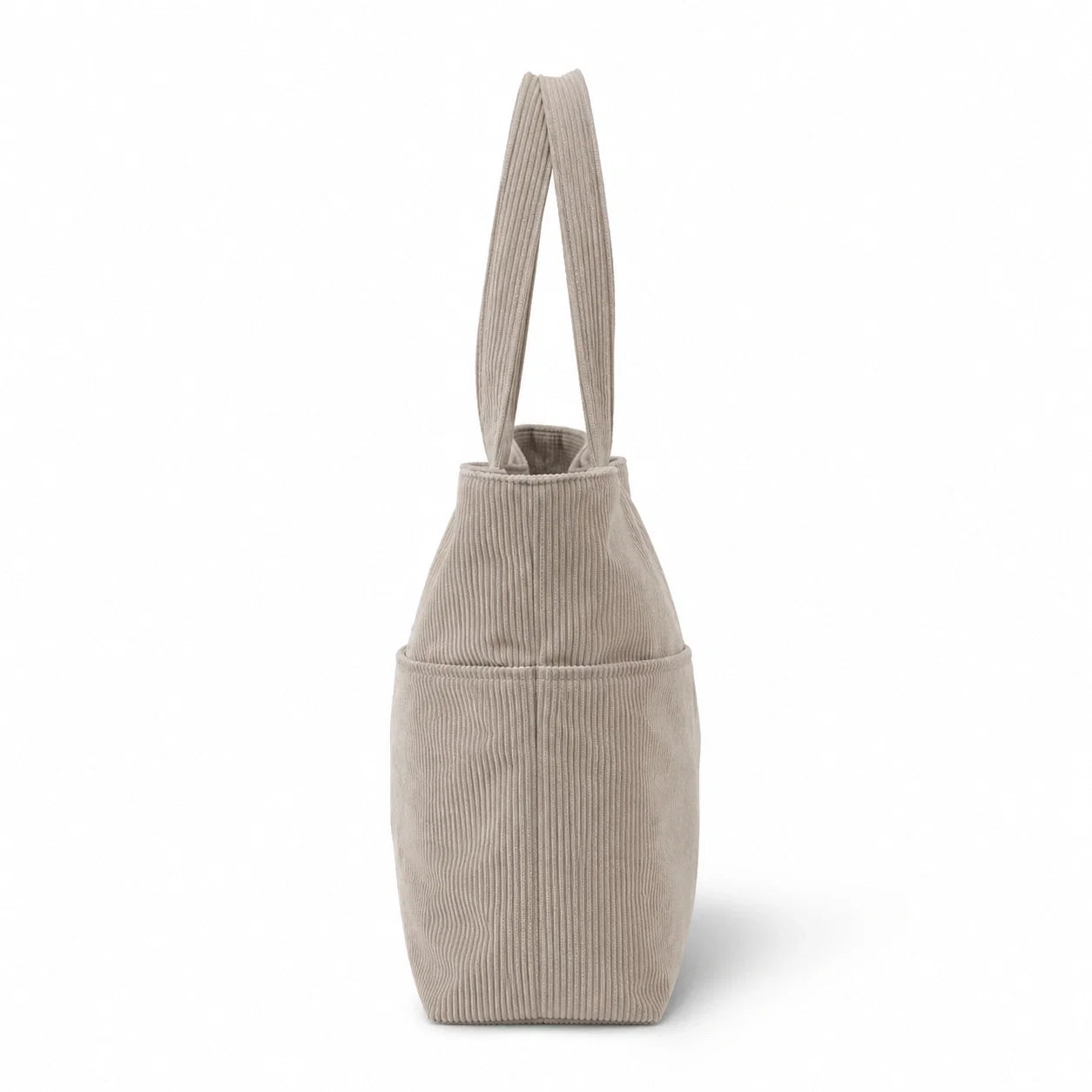 Jovera Joyce Élan Velours Sculpted Ribbed Carryall Tote