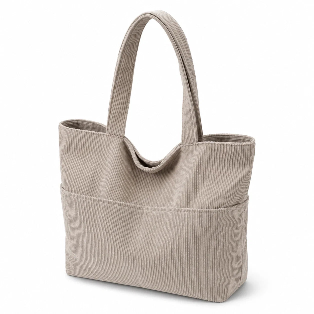 Jovera Joyce Élan Velours Sculpted Ribbed Carryall Tote