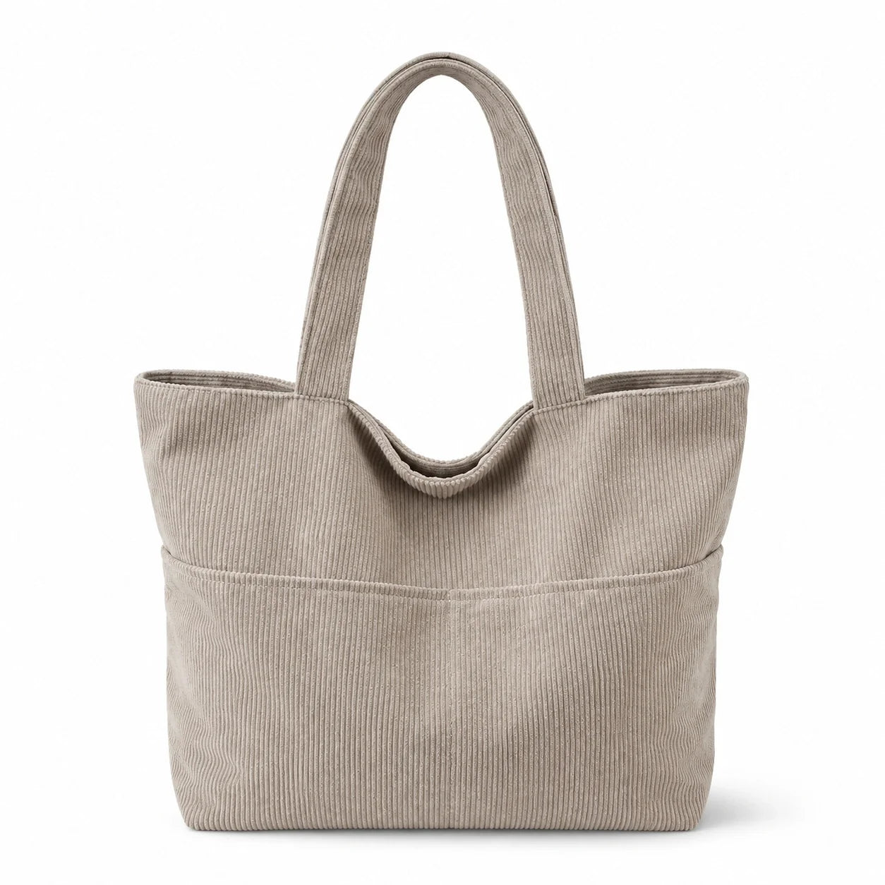 Jovera Joyce Élan Velours Sculpted Ribbed Carryall Tote