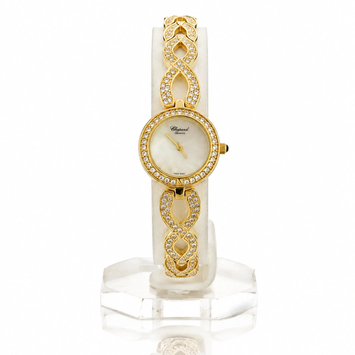 Jovera Joyce Golden Celestia Crystal Heritage Women’s Timepiece