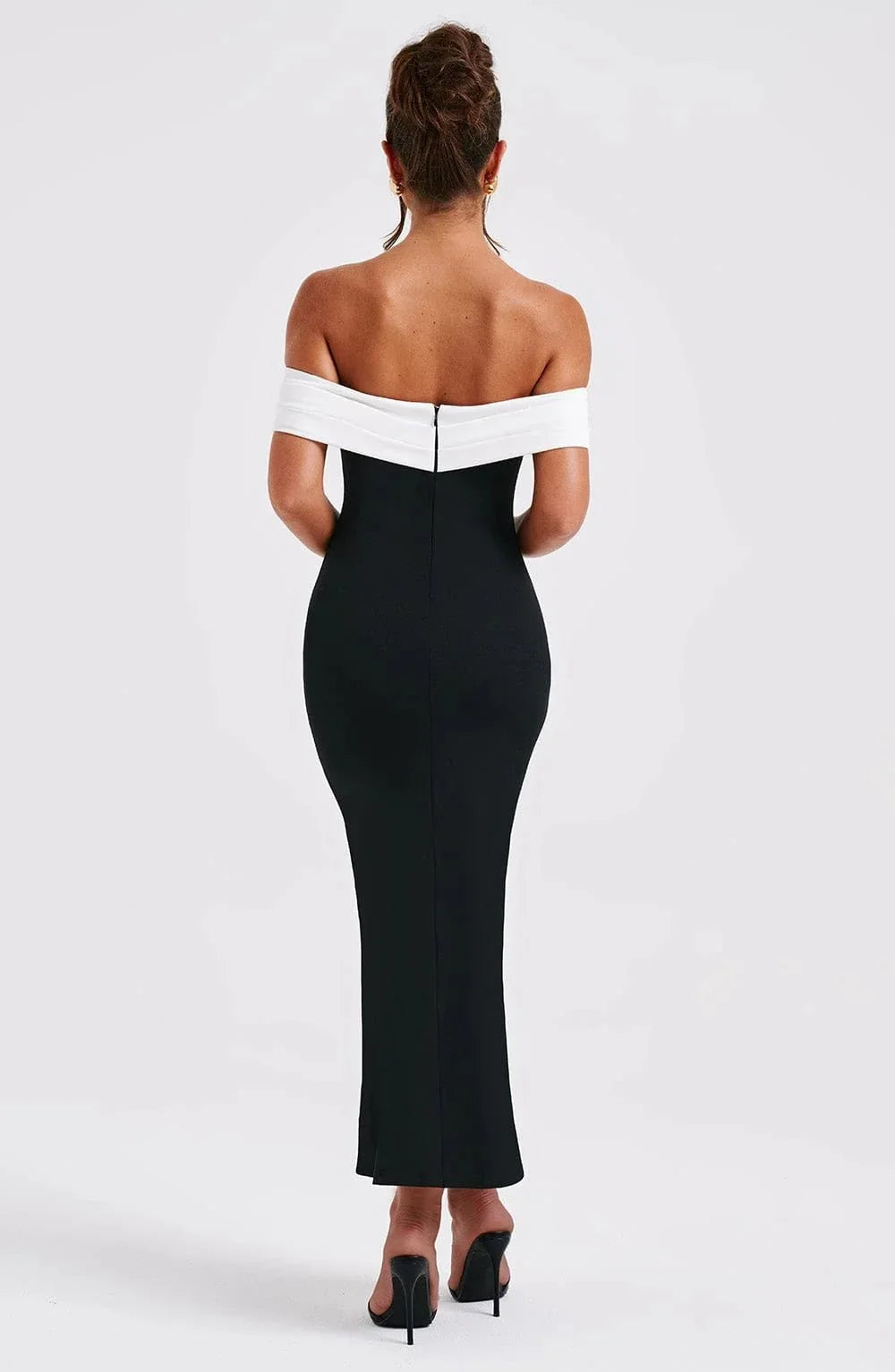 Valentina Noir Midi Dress - Jovera Joyce