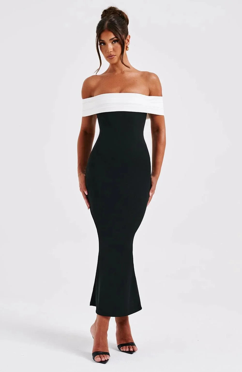 Valentina Noir Midi Dress - Jovera Joyce