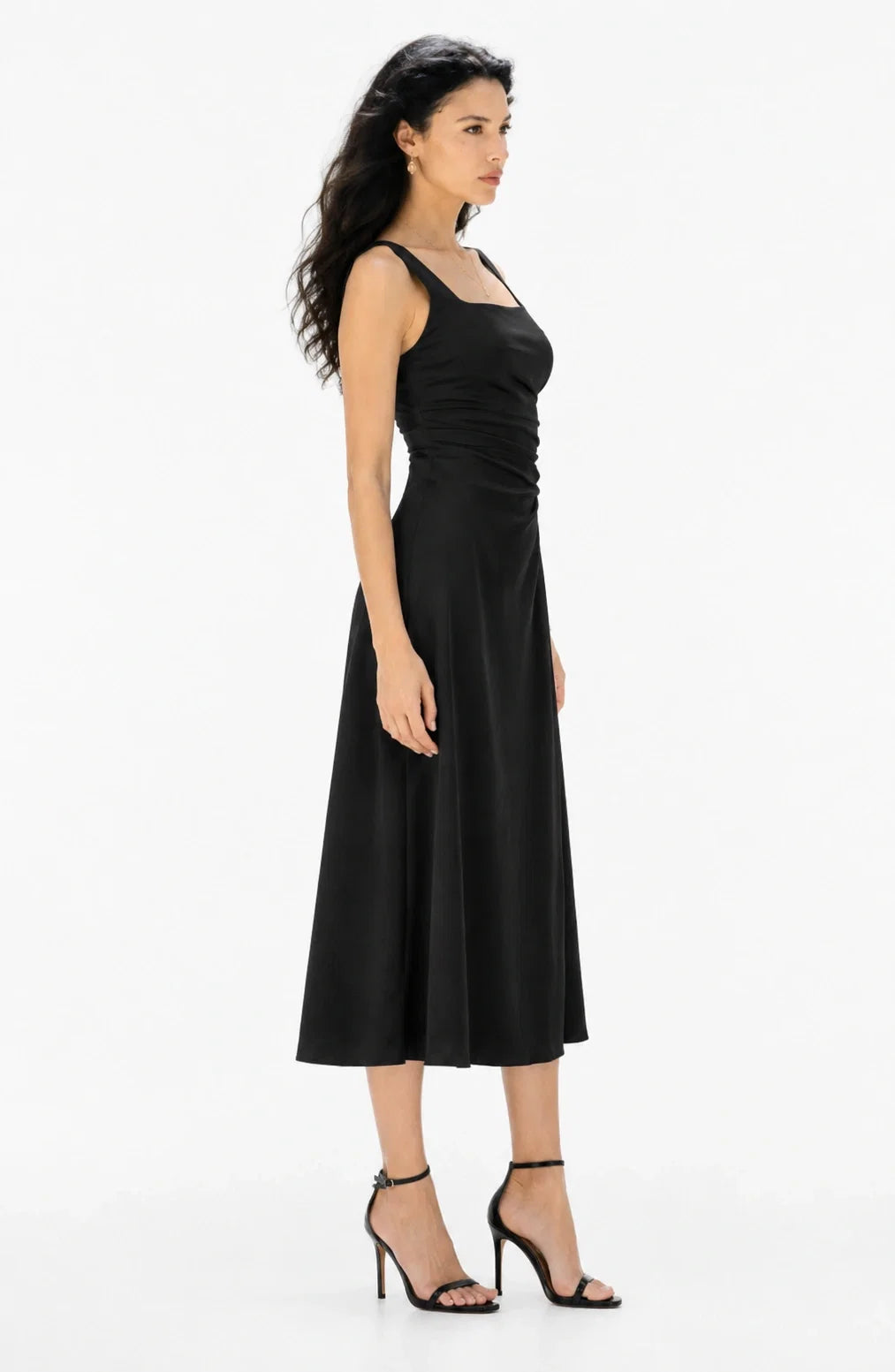 Jovera Joyce Élan Noir & Ivoire Midi Dress