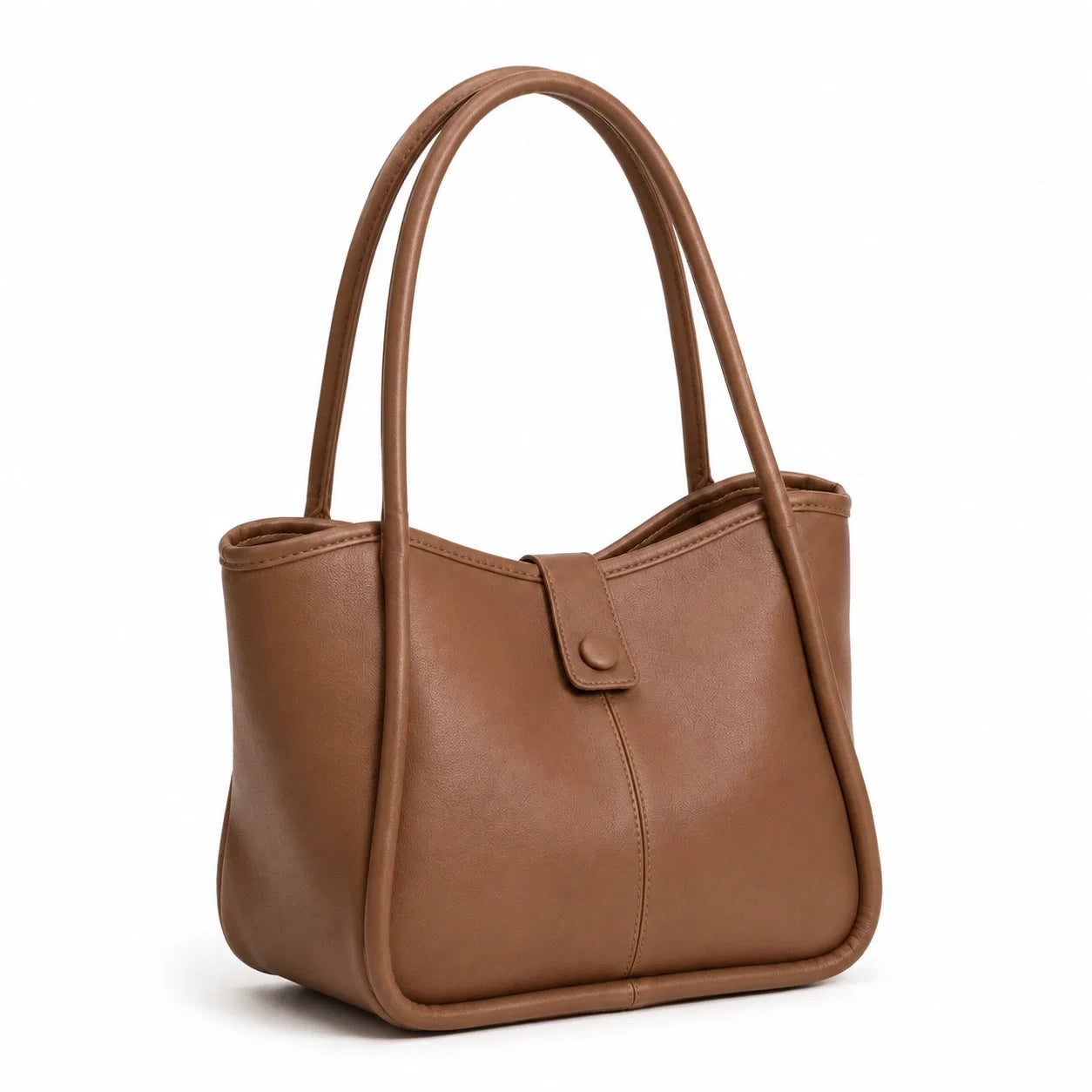 Jovera Joyce Maison Élan Maillard Leather Sculpted Shoulder Tote