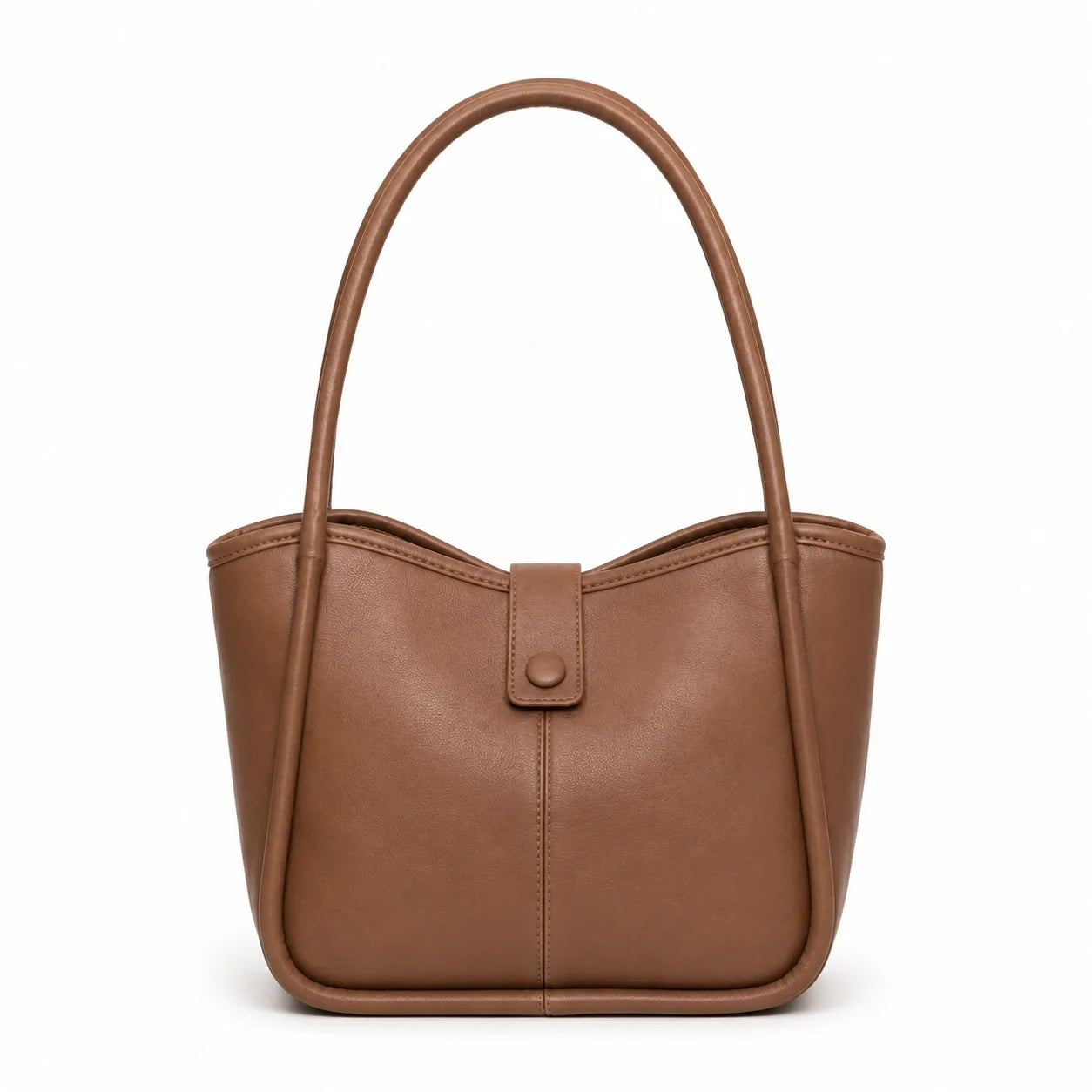 Jovera Joyce Maison Élan Maillard Leather Sculpted Shoulder Tote