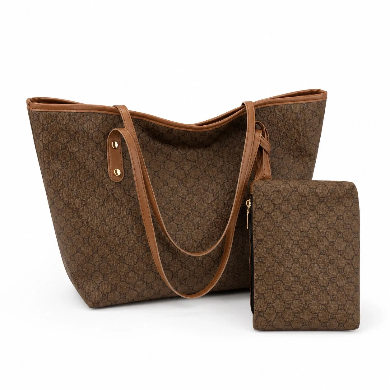 Jovera Joyce Maison Héritage 2-Piece Patterned Tote &amp; Pouch Collection