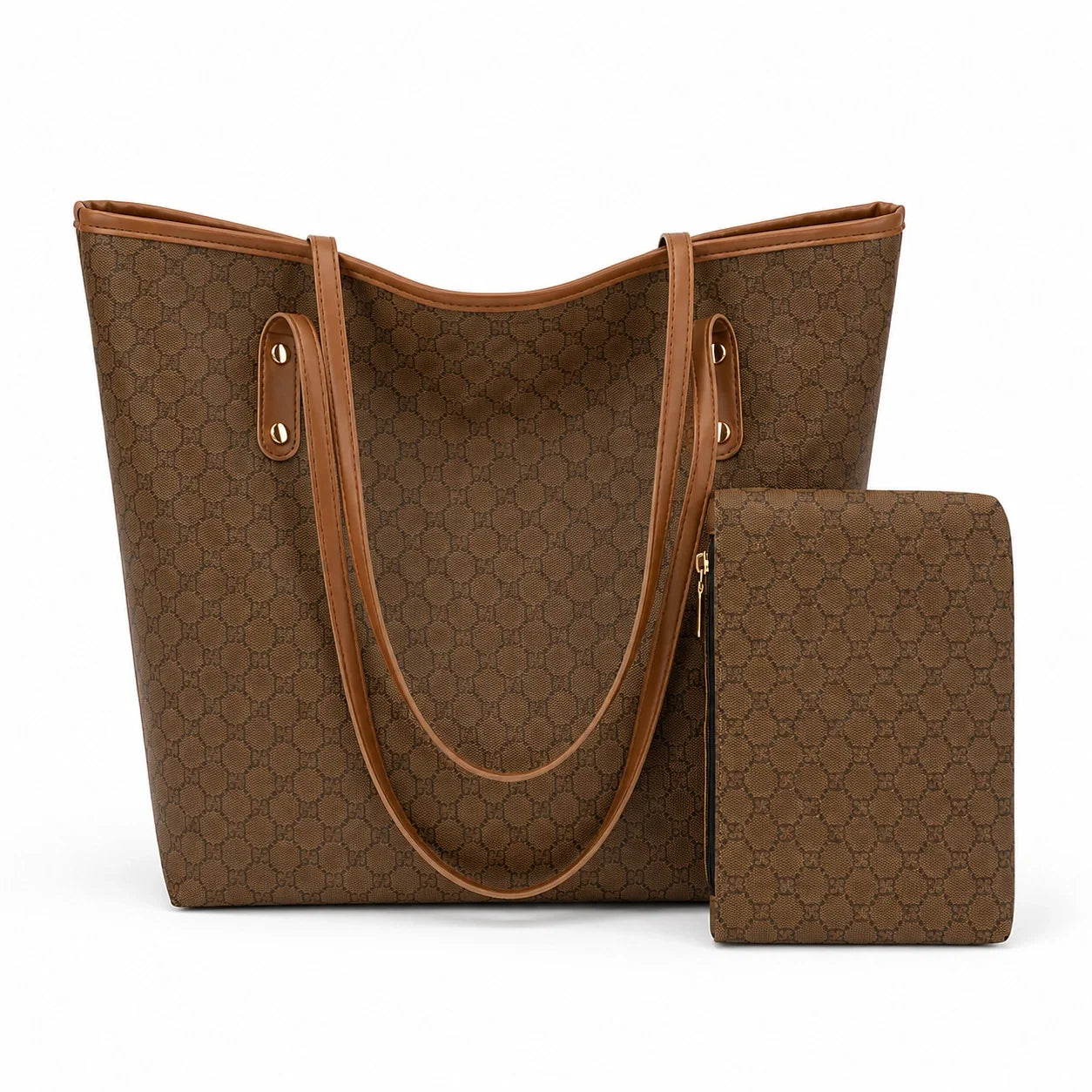 Jovera Joyce Maison Héritage 2-Piece Patterned Tote &amp; Pouch Collection