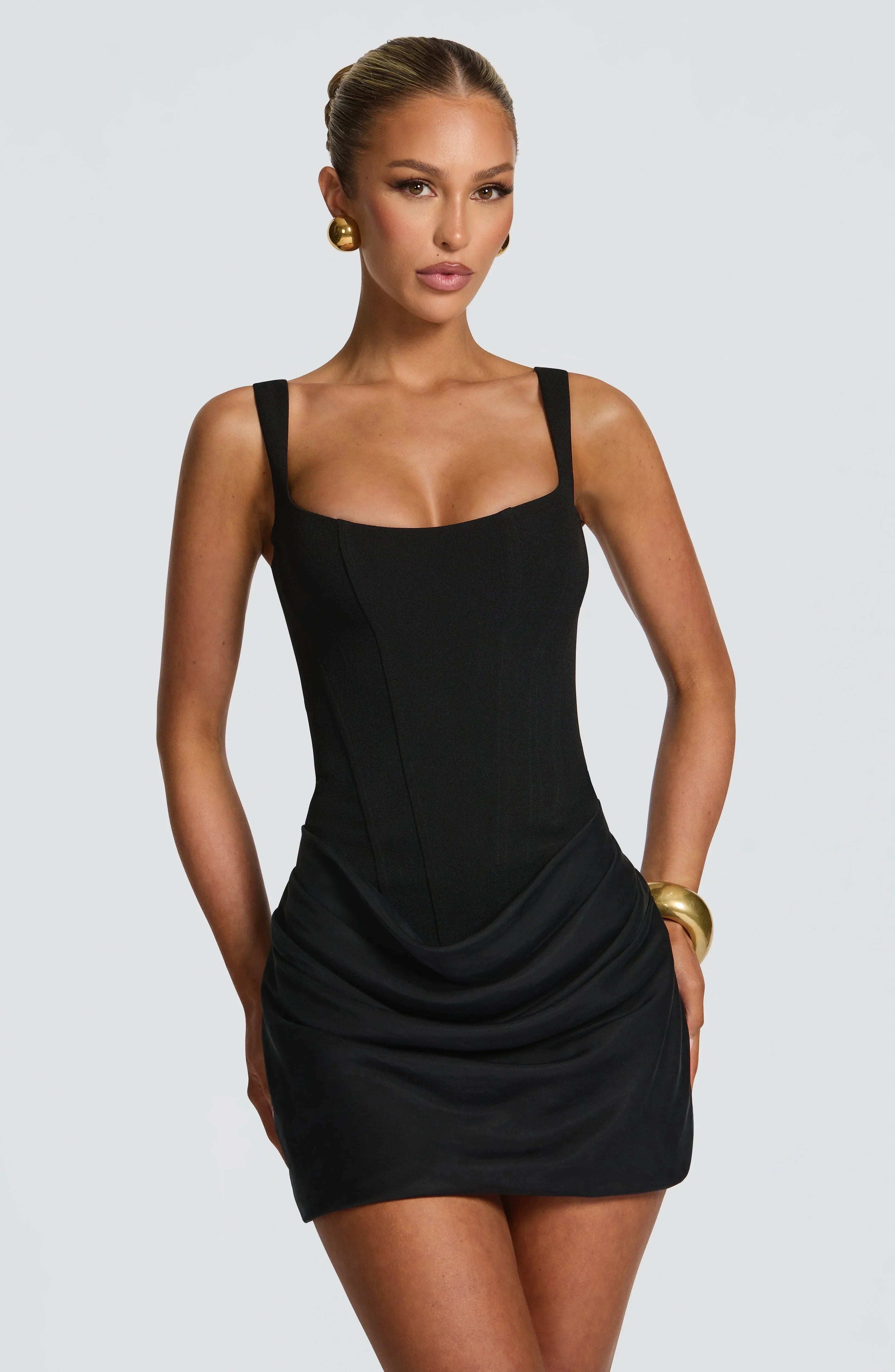 Graceful Tube Top Shoulder Strap Short Strap Hot Girl Dress Jovera Joyce