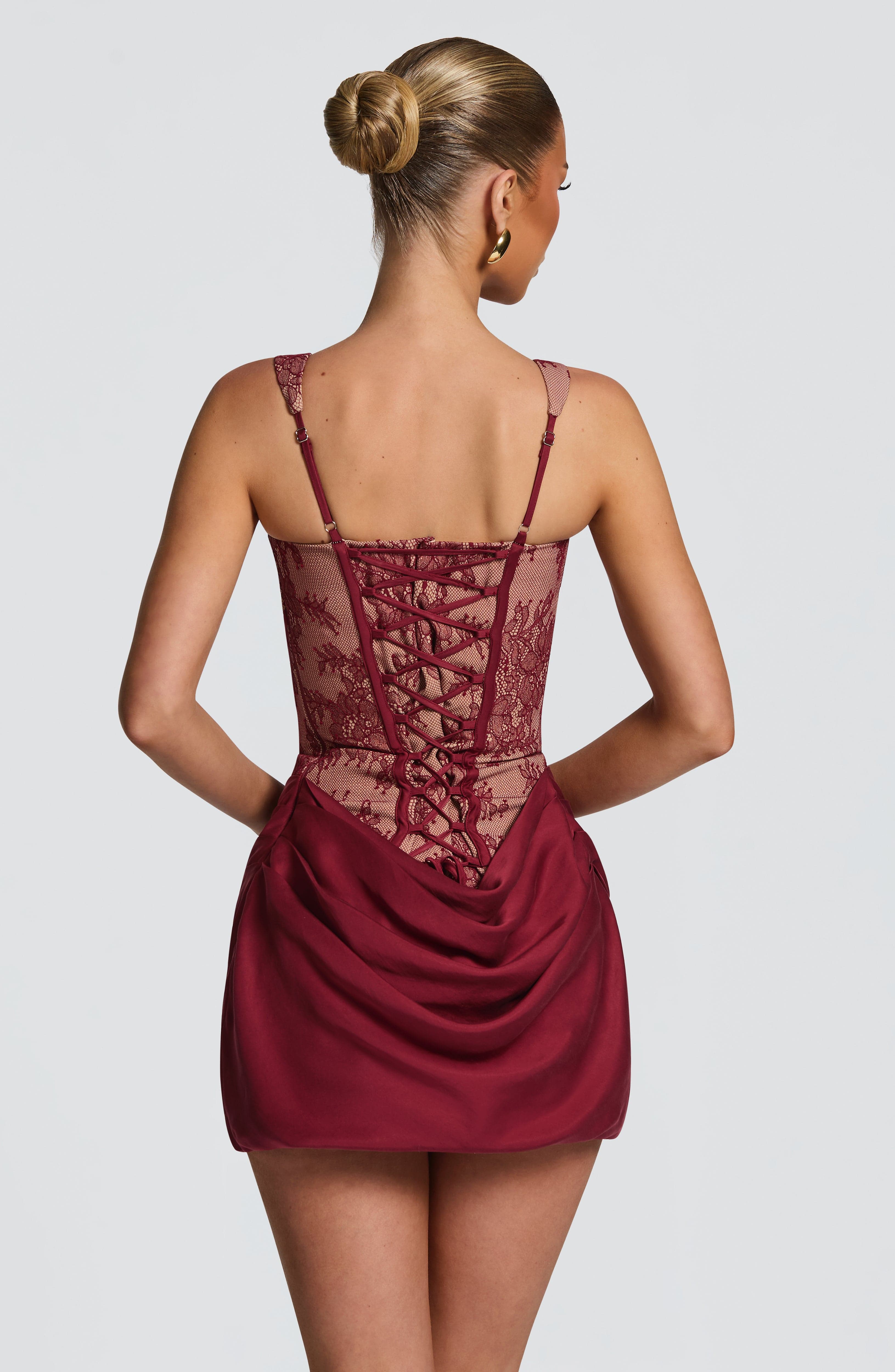 Sexy Backless Short Sheath Dress Womens Waist-Cinching Strap Dress With Ties Jovera Joyce