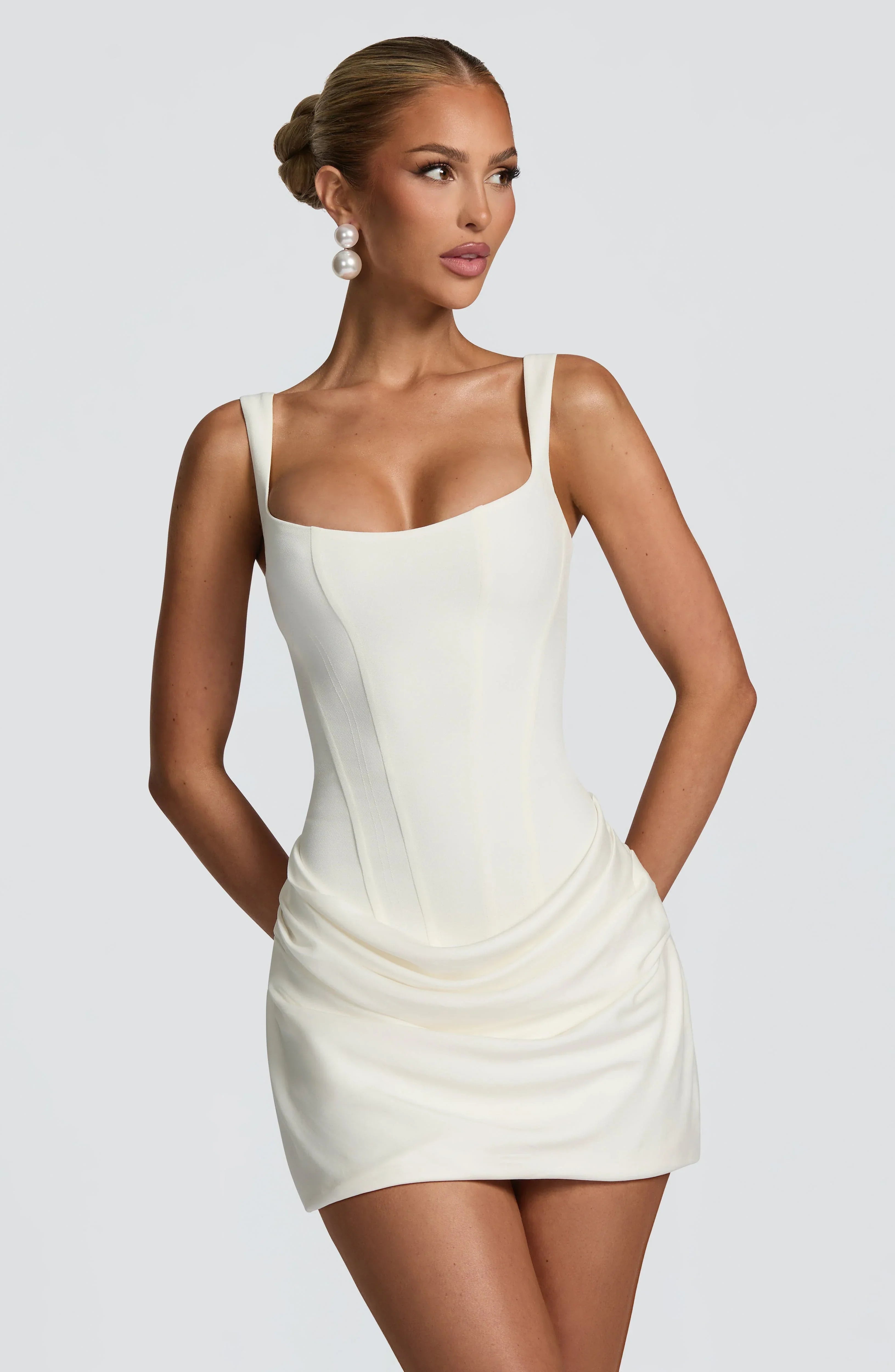 Graceful Tube Top Shoulder Strap Short Strap Hot Girl Dress Jovera Joyce