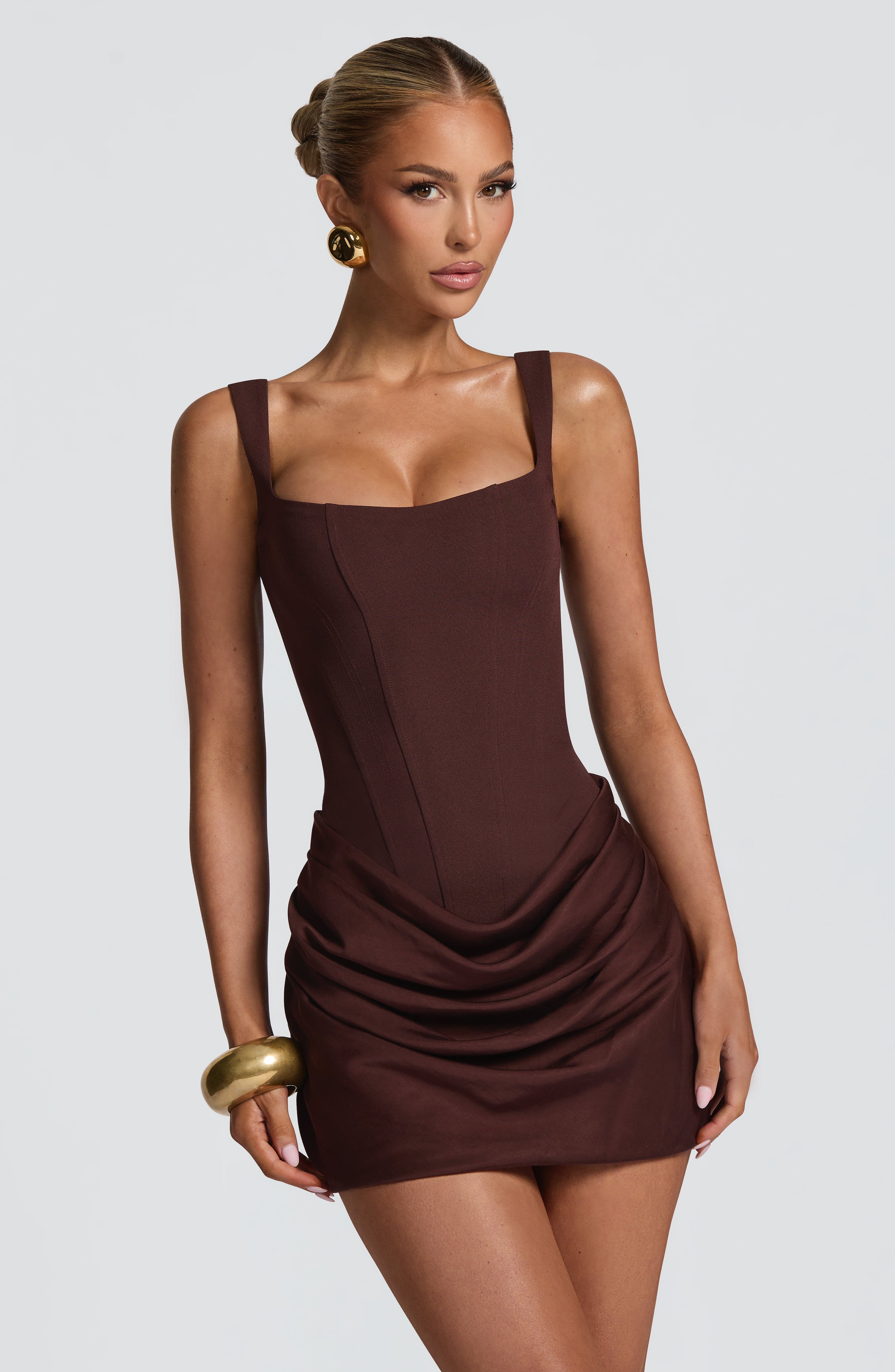 Graceful Tube Top Shoulder Strap Short Strap Hot Girl Dress Jovera Joyce