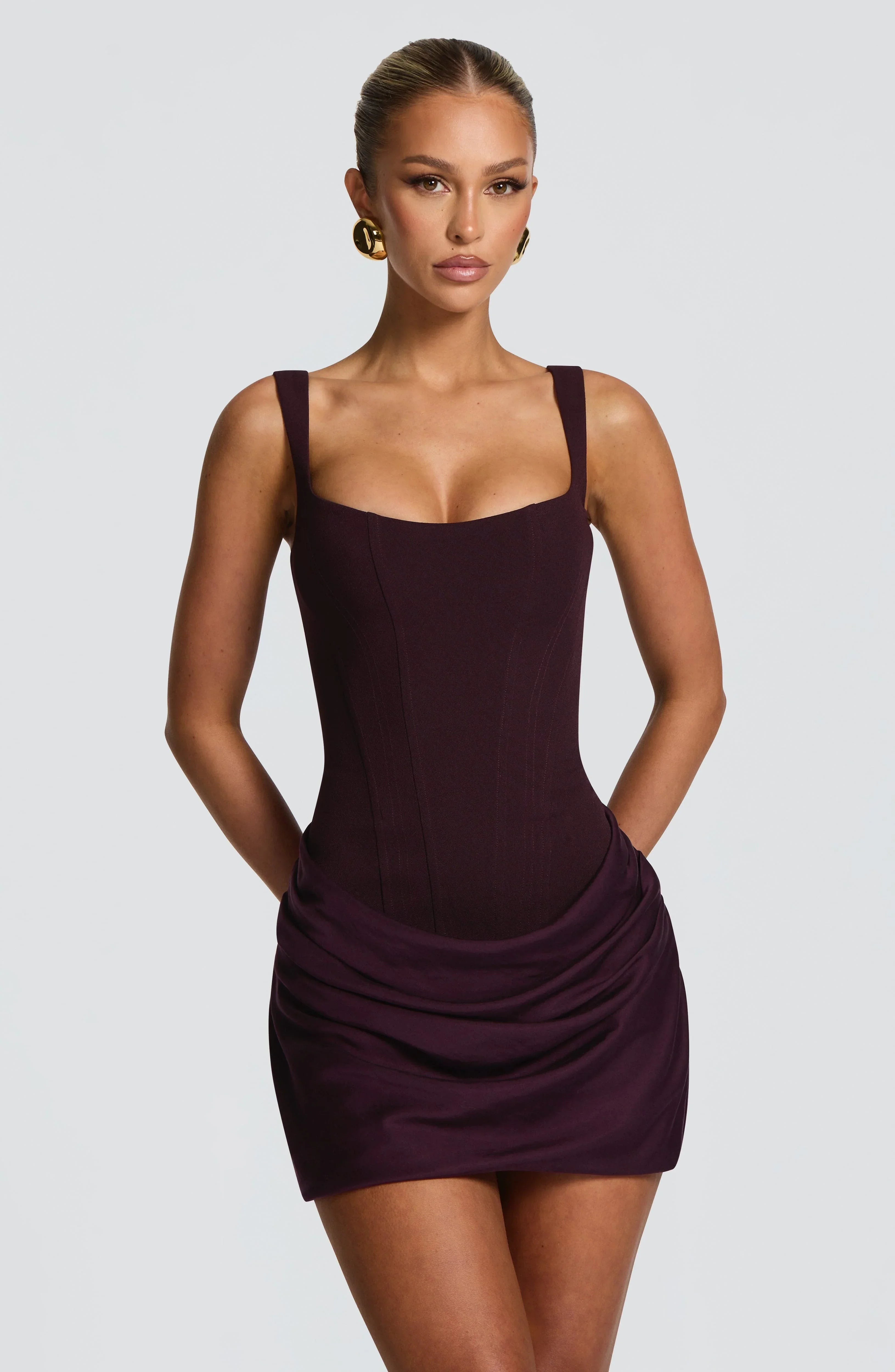 Graceful Tube Top Shoulder Strap Short Strap Hot Girl Dress Jovera Joyce