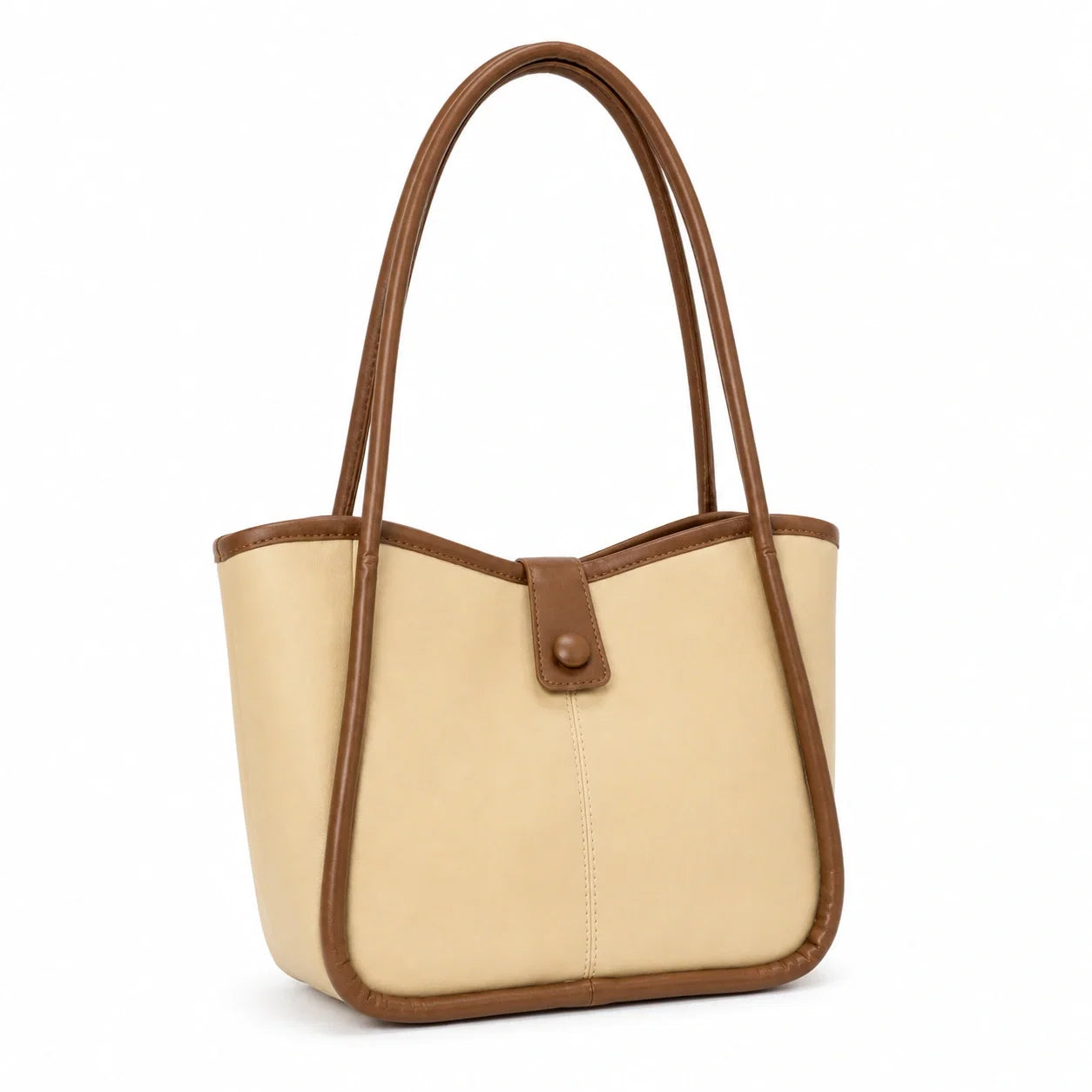 Jovera Joyce Maison Élan Maillard Leather Sculpted Shoulder Tote