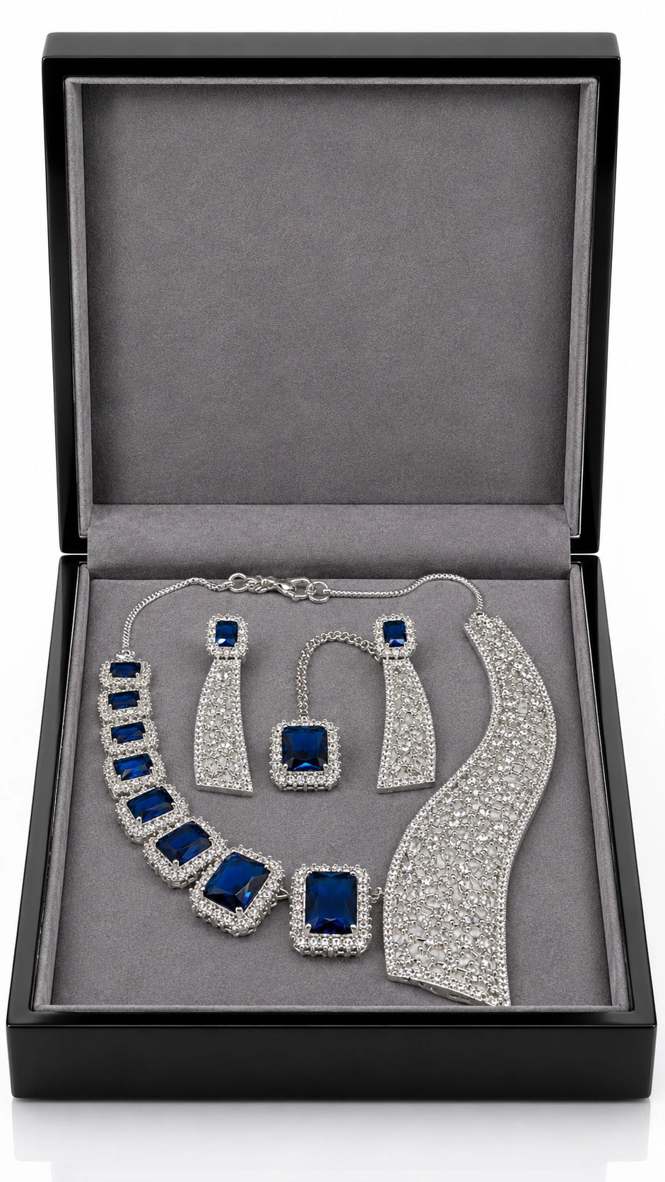 Jovera Joyce Celeste Sapphire Éclat Statement Jewellery Ensemble