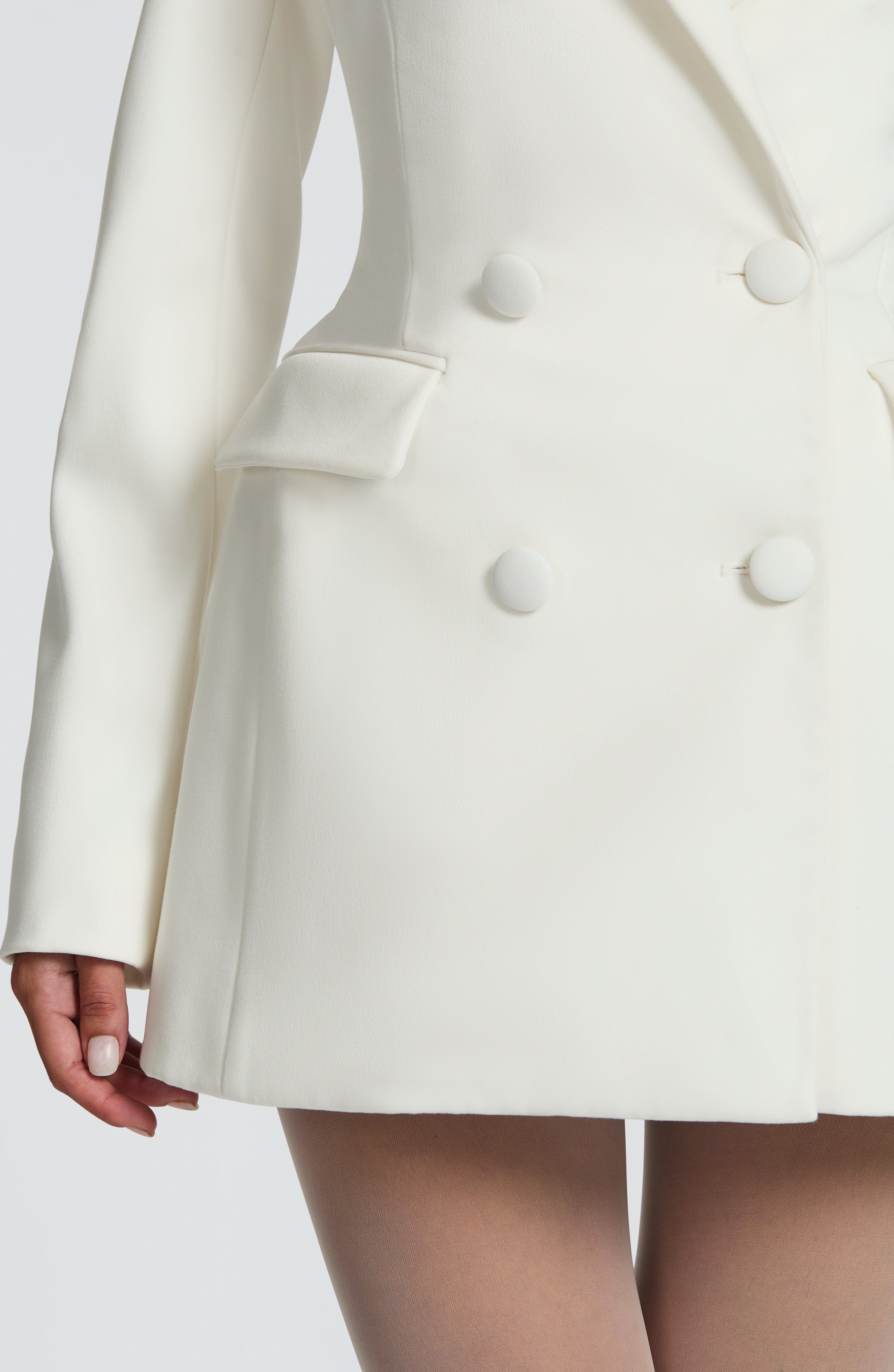 New-style Casual Slim-fit Suit Long-sleeve Bud-shaped Faux-pocket Dress Jovera Joyce