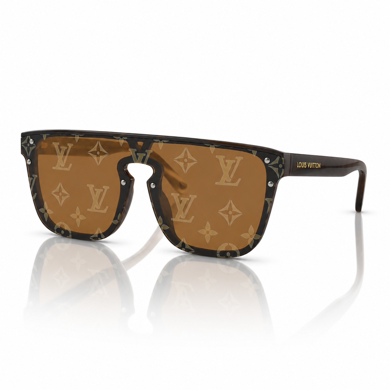 Louis Vuitton Monogram Mask Square (Z1320W) Luxury Sunglasses