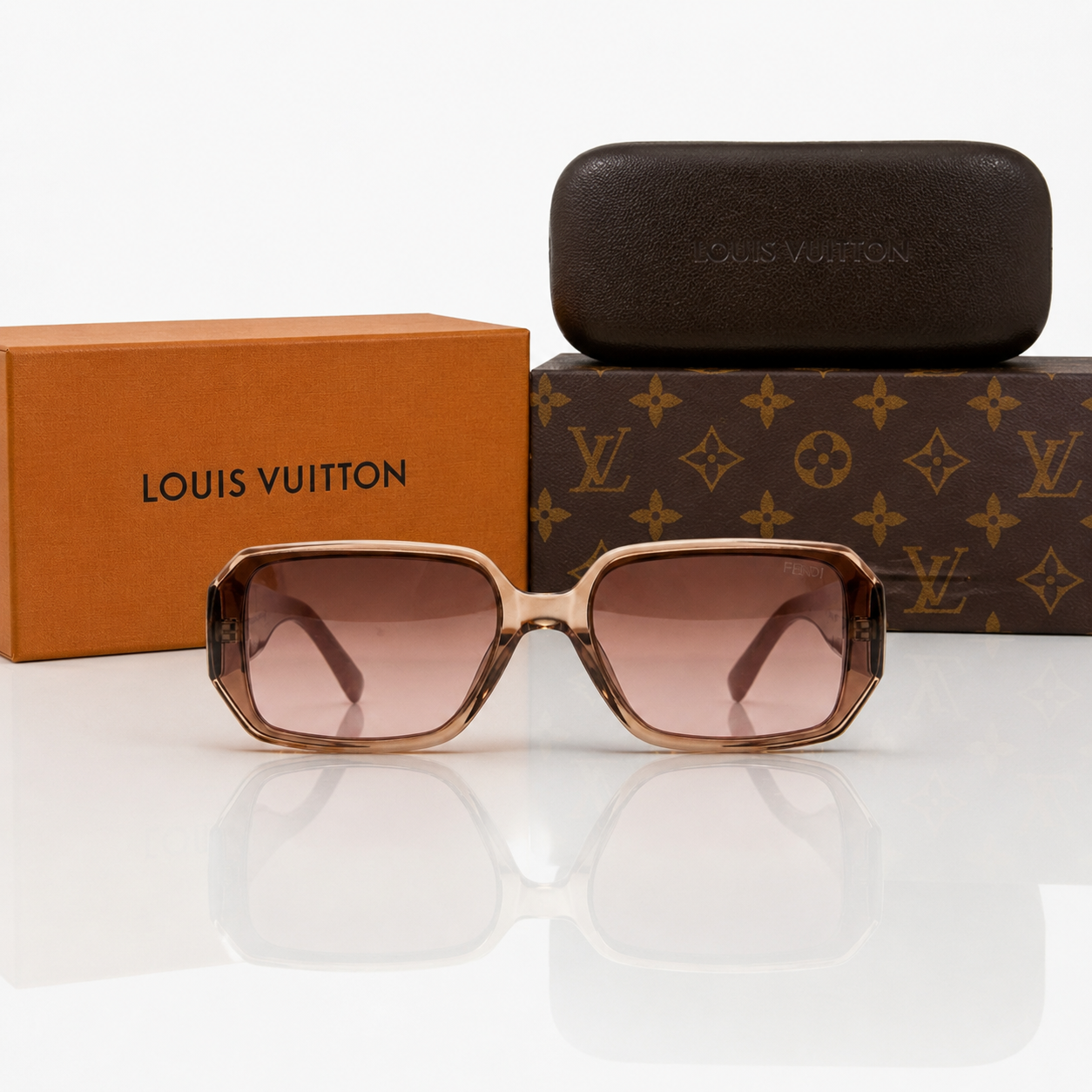 Fendi Square (FE 0451S) Luxury Sunglasses
