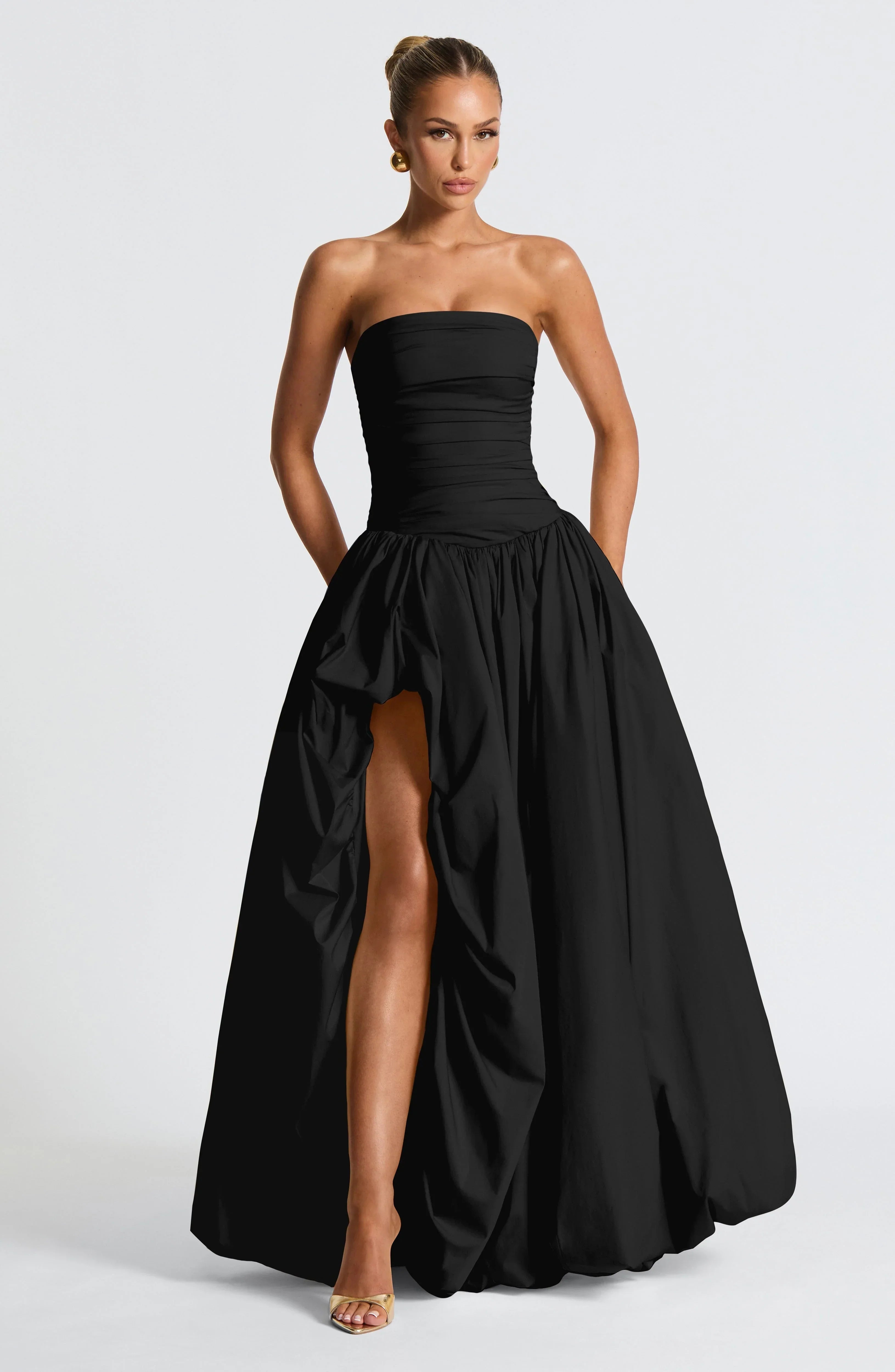 Women's Fashion Temperament Pure Color Sling Dress Jovera Joyce