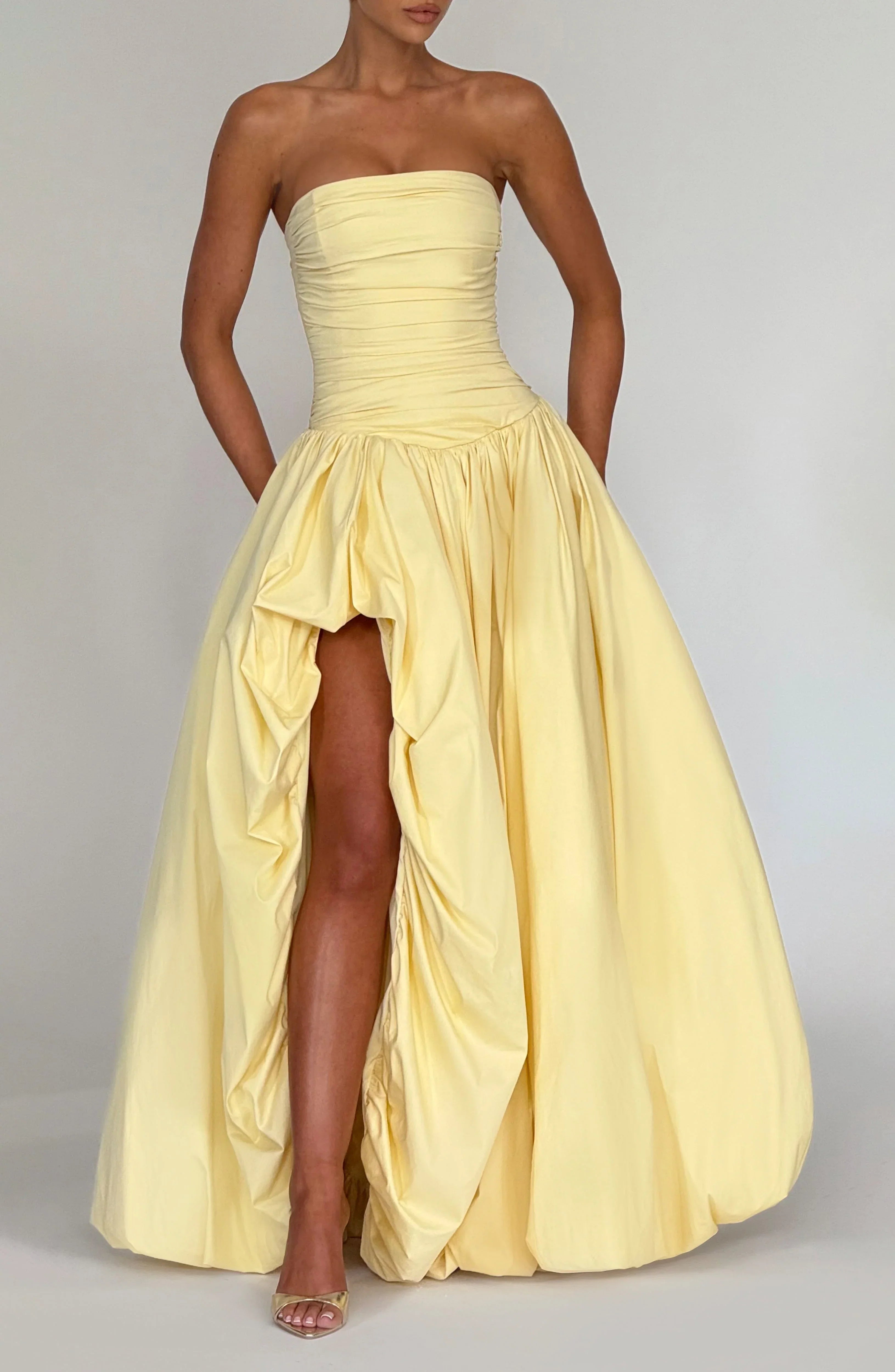 Women's Fashion Temperament Pure Color Sling Dress Jovera Joyce