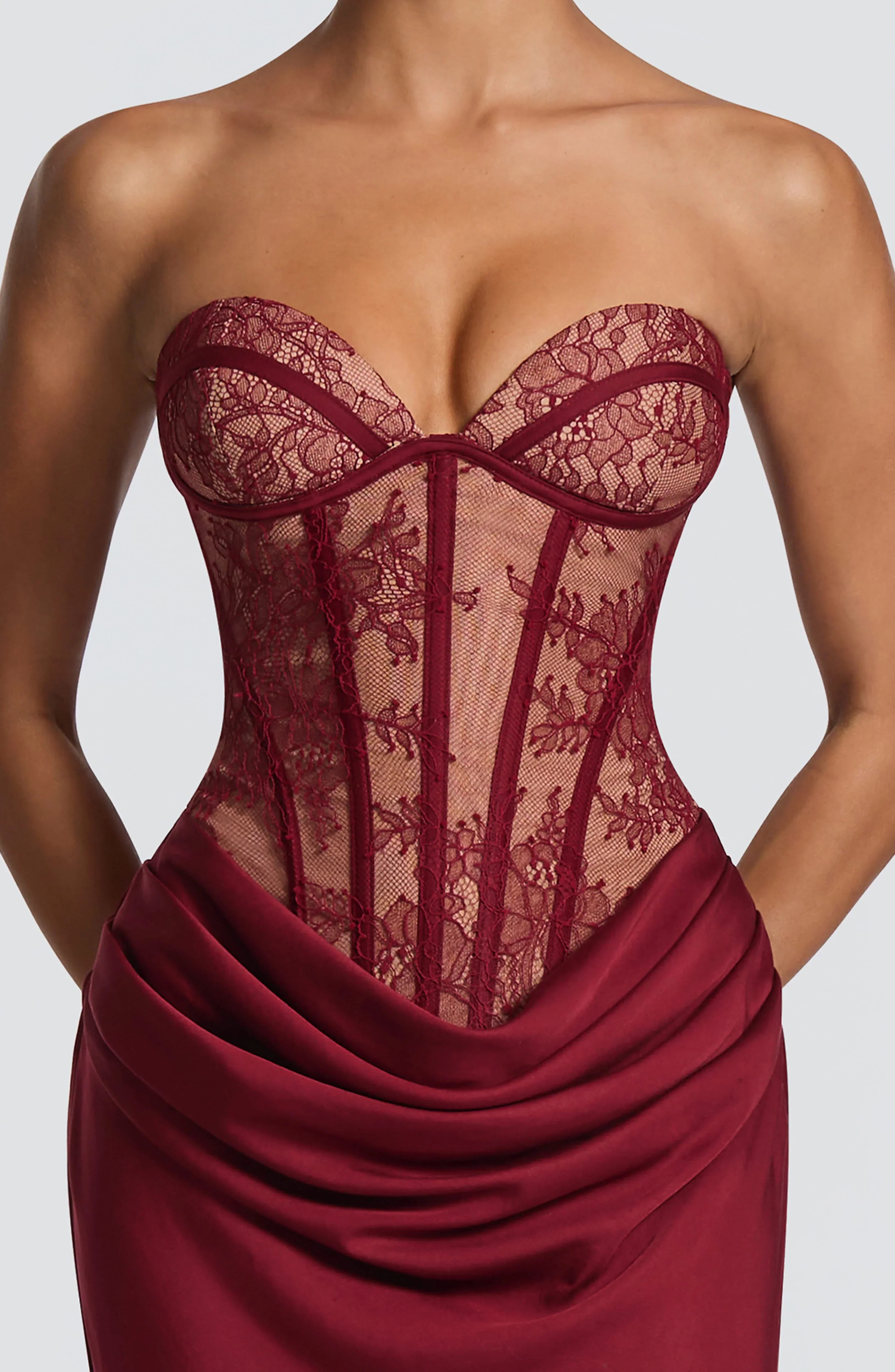 Lace Bodycon Slimming Evening Gown Dress Jovera Joyce