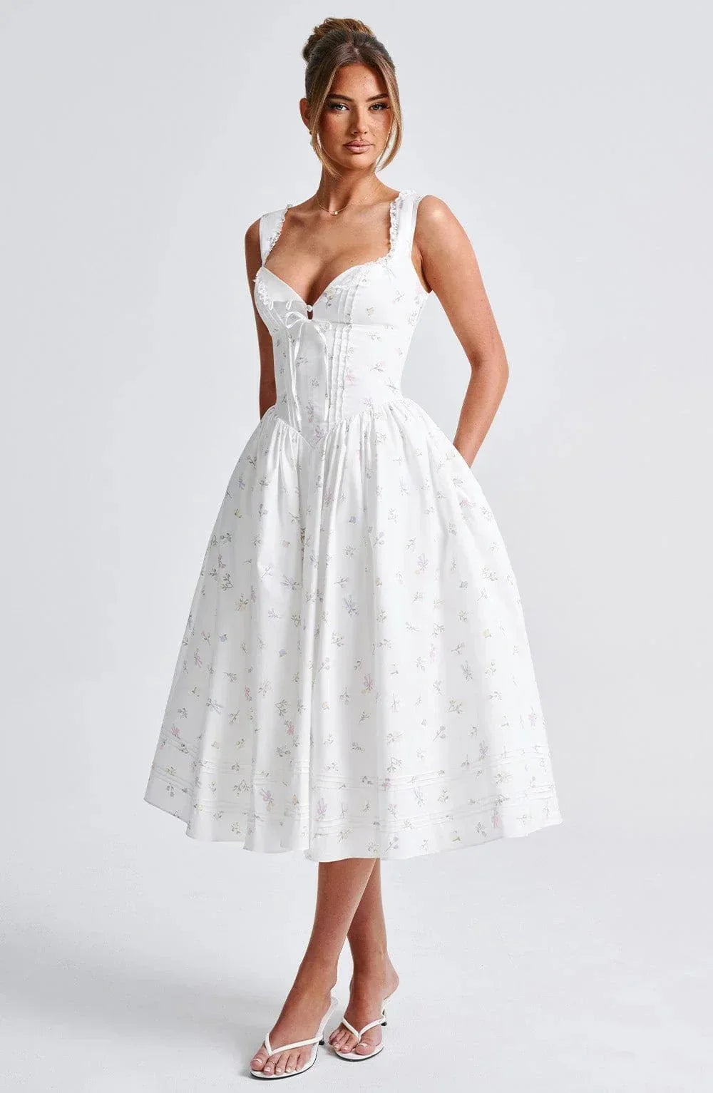 Elara Belle Midi Dress - Jovera Joyce
