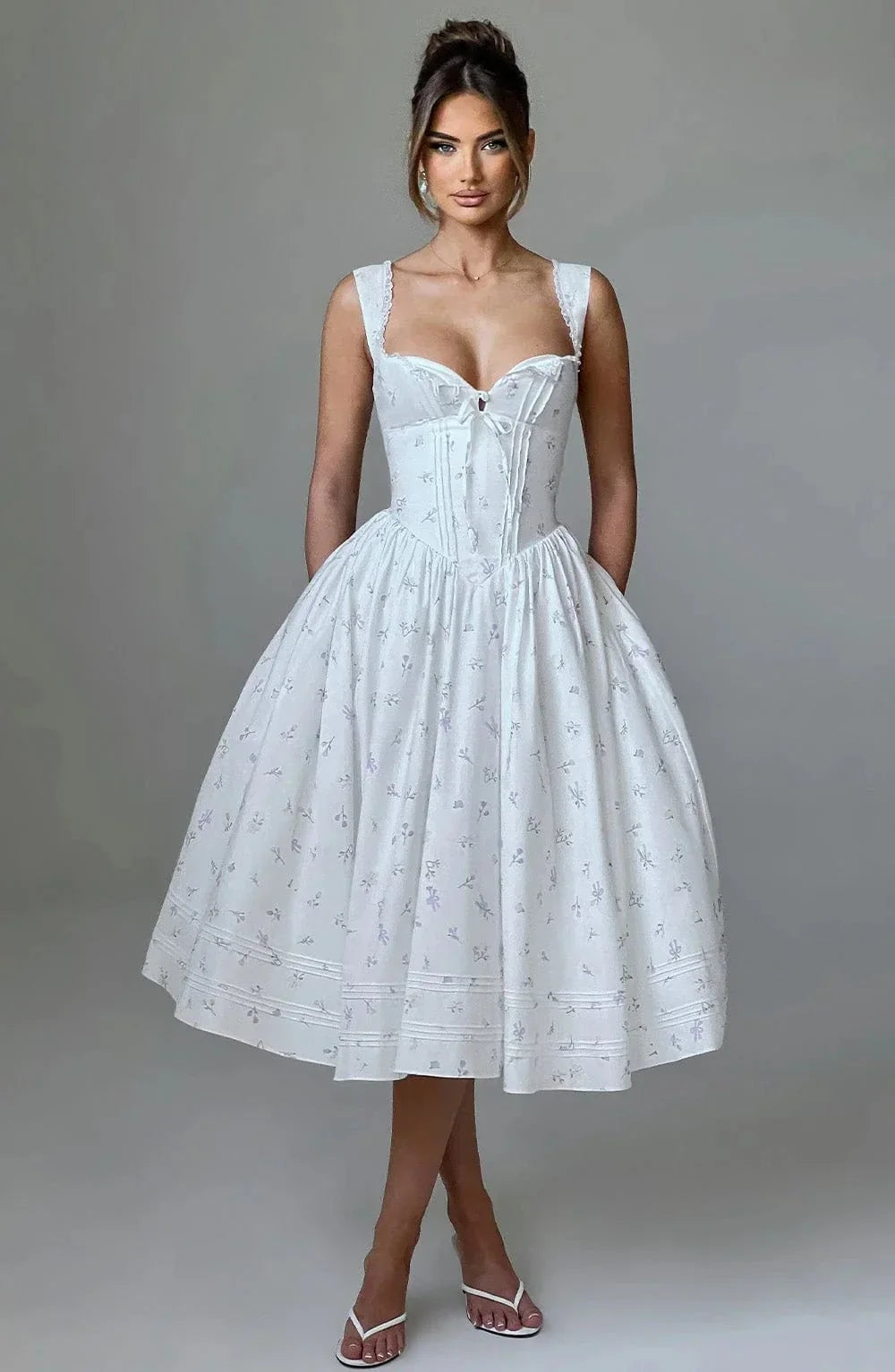 Elara Belle Midi Dress - Jovera Joyce