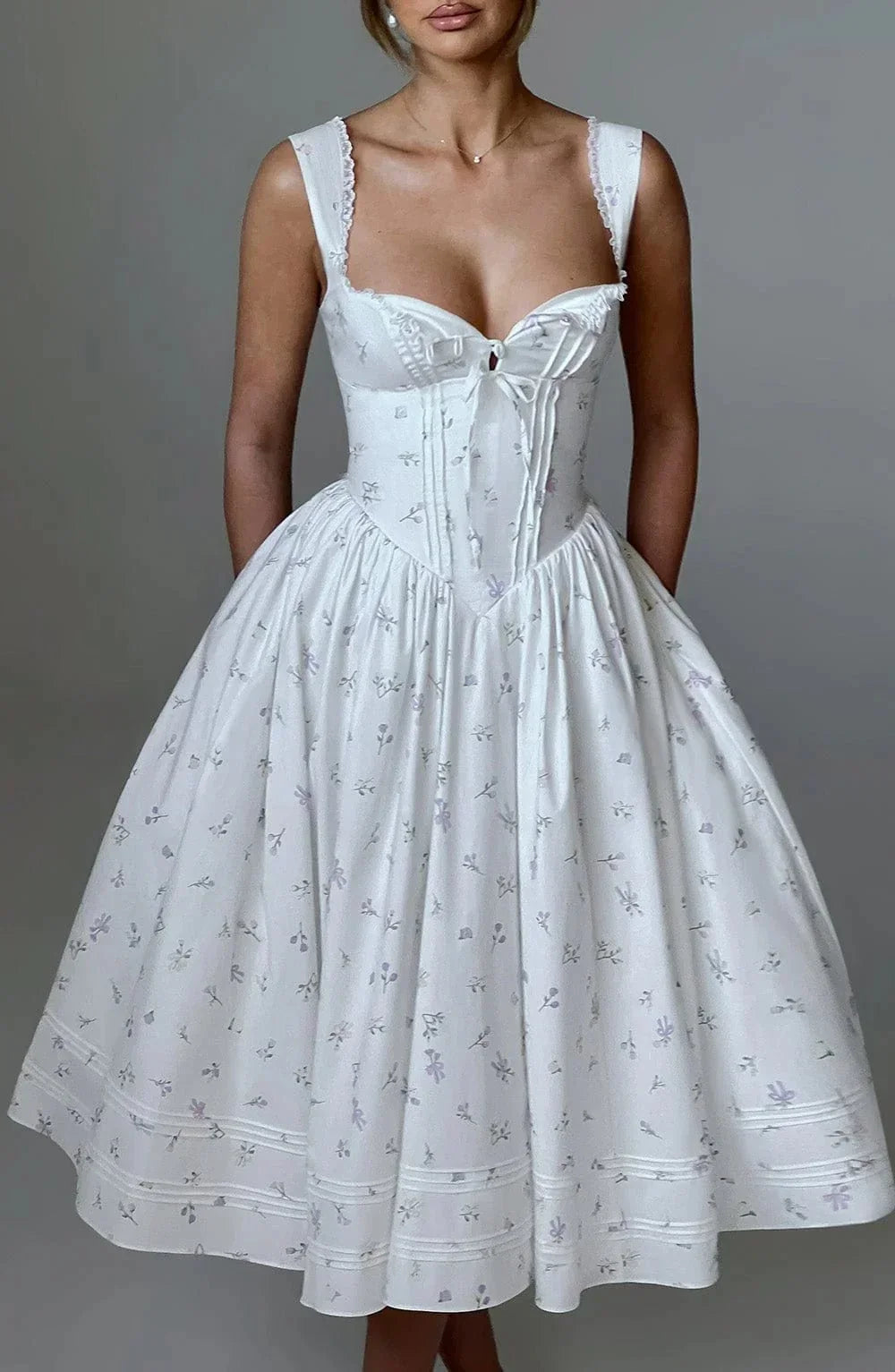 Elara Belle Midi Dress - Jovera Joyce