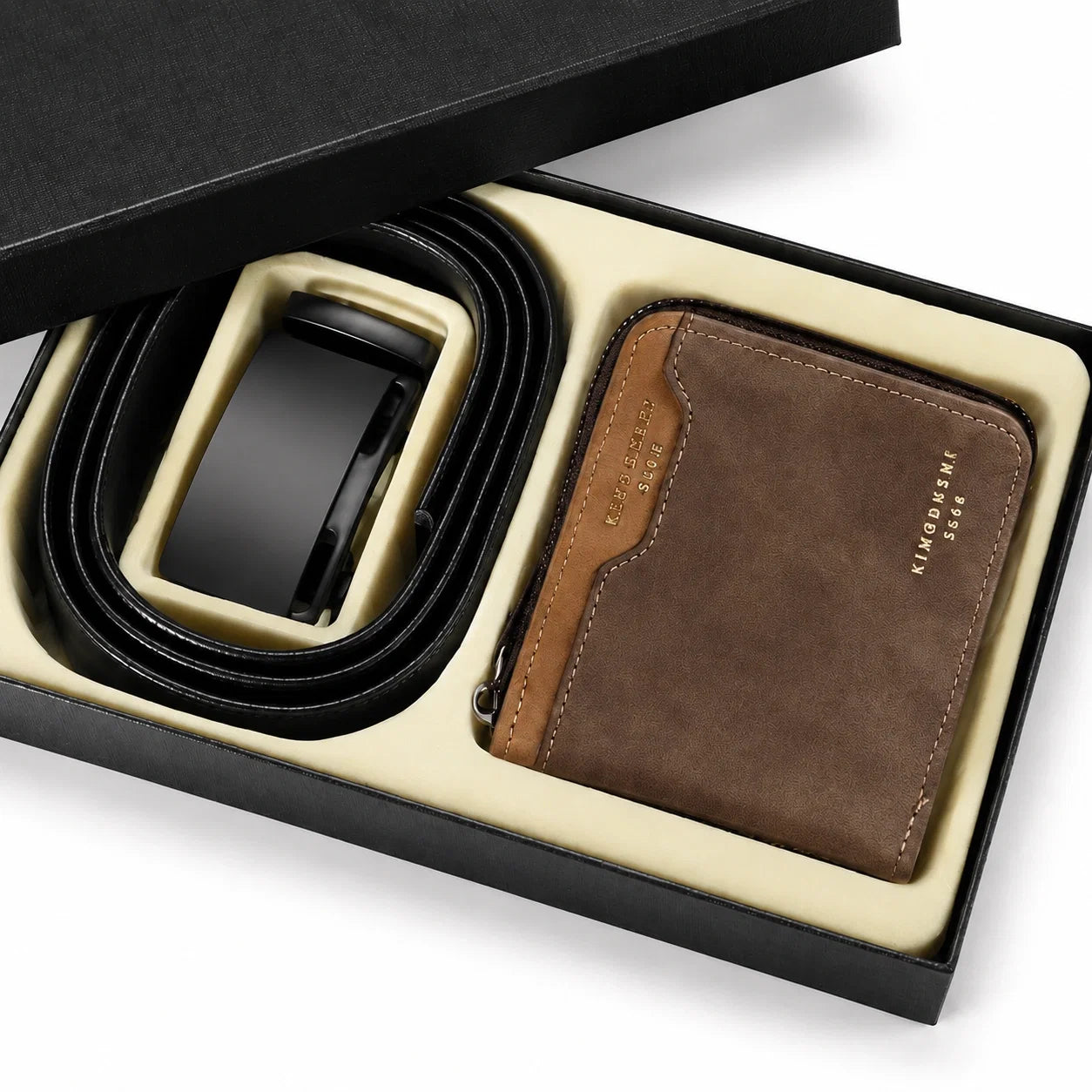 Jovera Joyce Regent Noir Executive Belt & Wallet Presentation Set