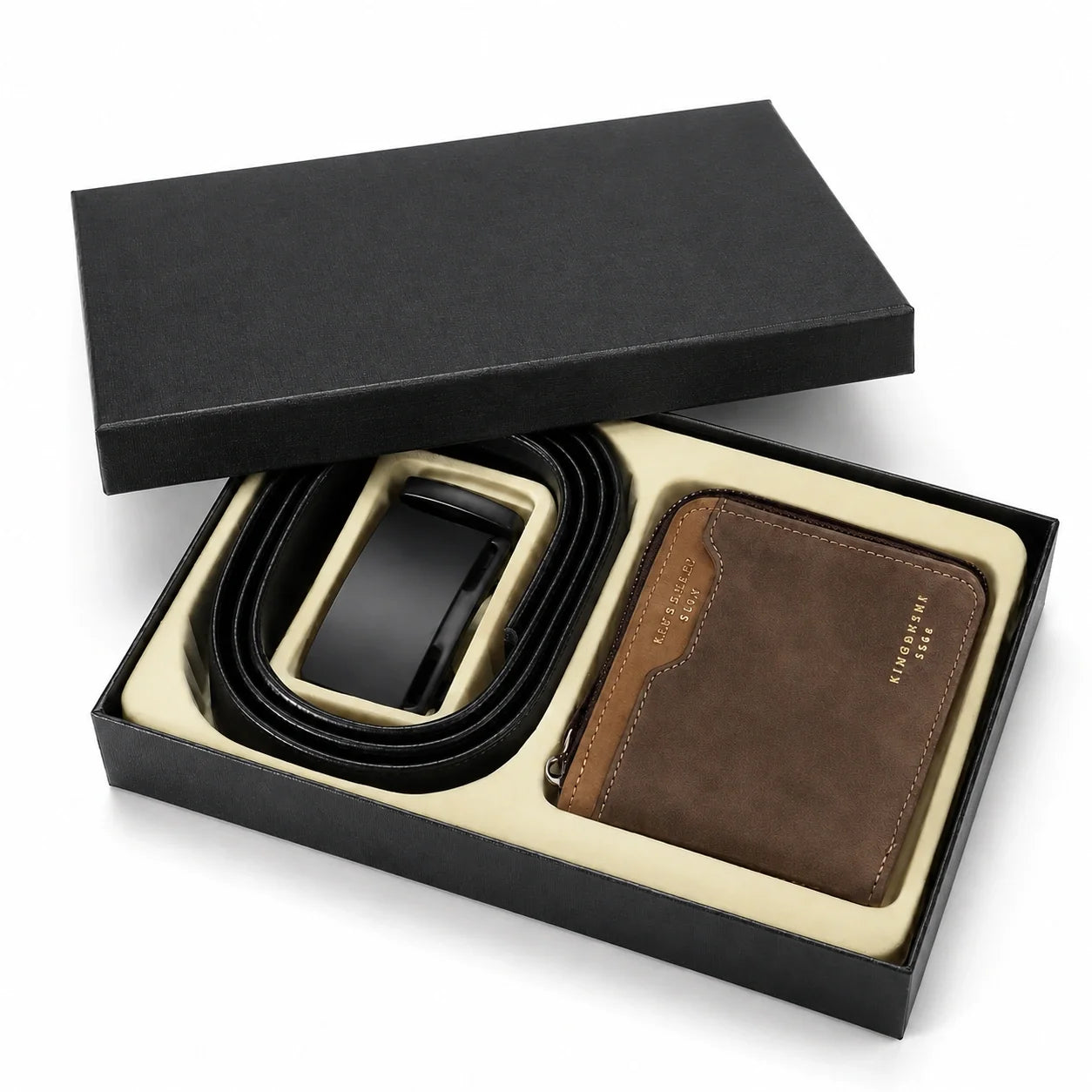 Jovera Joyce Regent Noir Executive Belt & Wallet Presentation Set