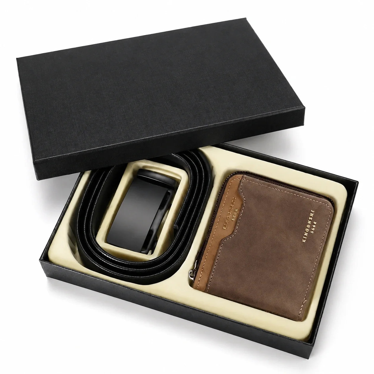 Jovera Joyce Regent Noir Executive Belt & Wallet Presentation Set