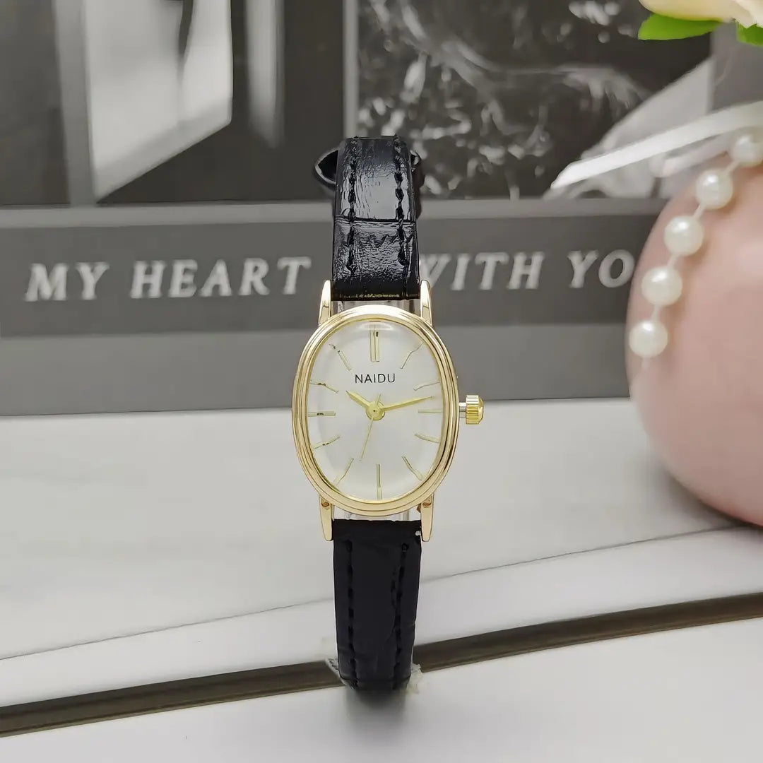 Oval Cross-Border New Women's Watch Women's Belt Women's Watch High-Looking Guangzhou Watch Temperament Niche Quartz Watch