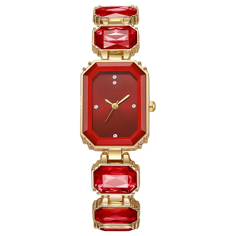 Xiaobingtang Watch Women's 2024 New Women's Watch Women's Watch Accessible Luxury Niche Women's Elegant High Appearance Full of Diamonds