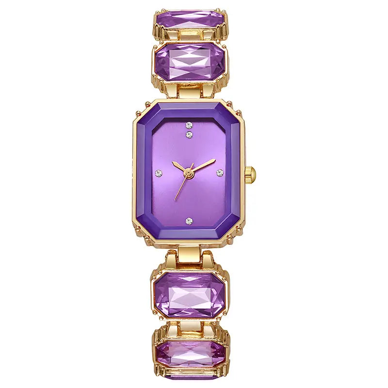 Xiaobingtang Watch Women's 2024 New Women's Watch Women's Watch Accessible Luxury Niche Women's Elegant High Appearance Full of Diamonds