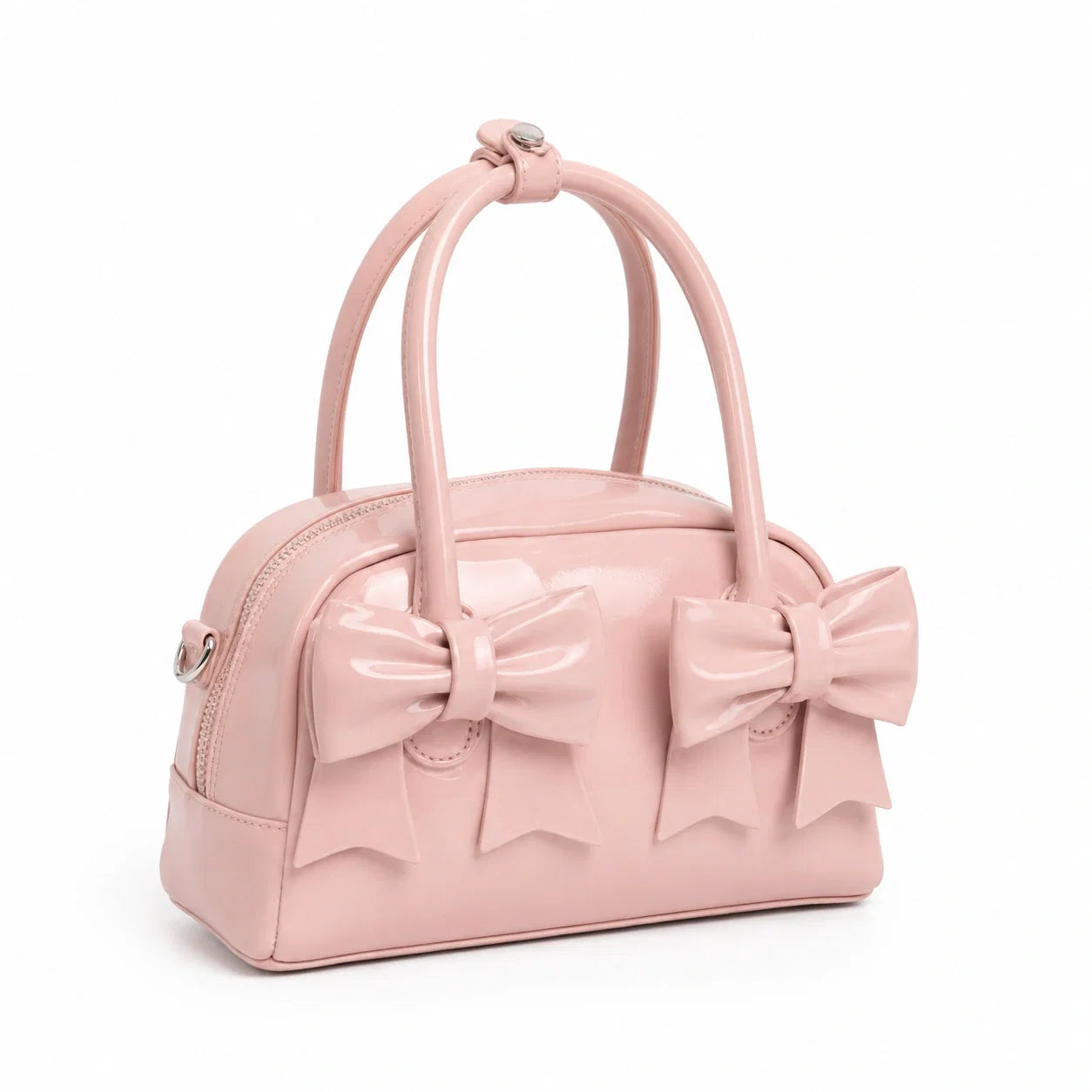 Jovera Joyce Belle Époque Double-Bow Gloss Handbag